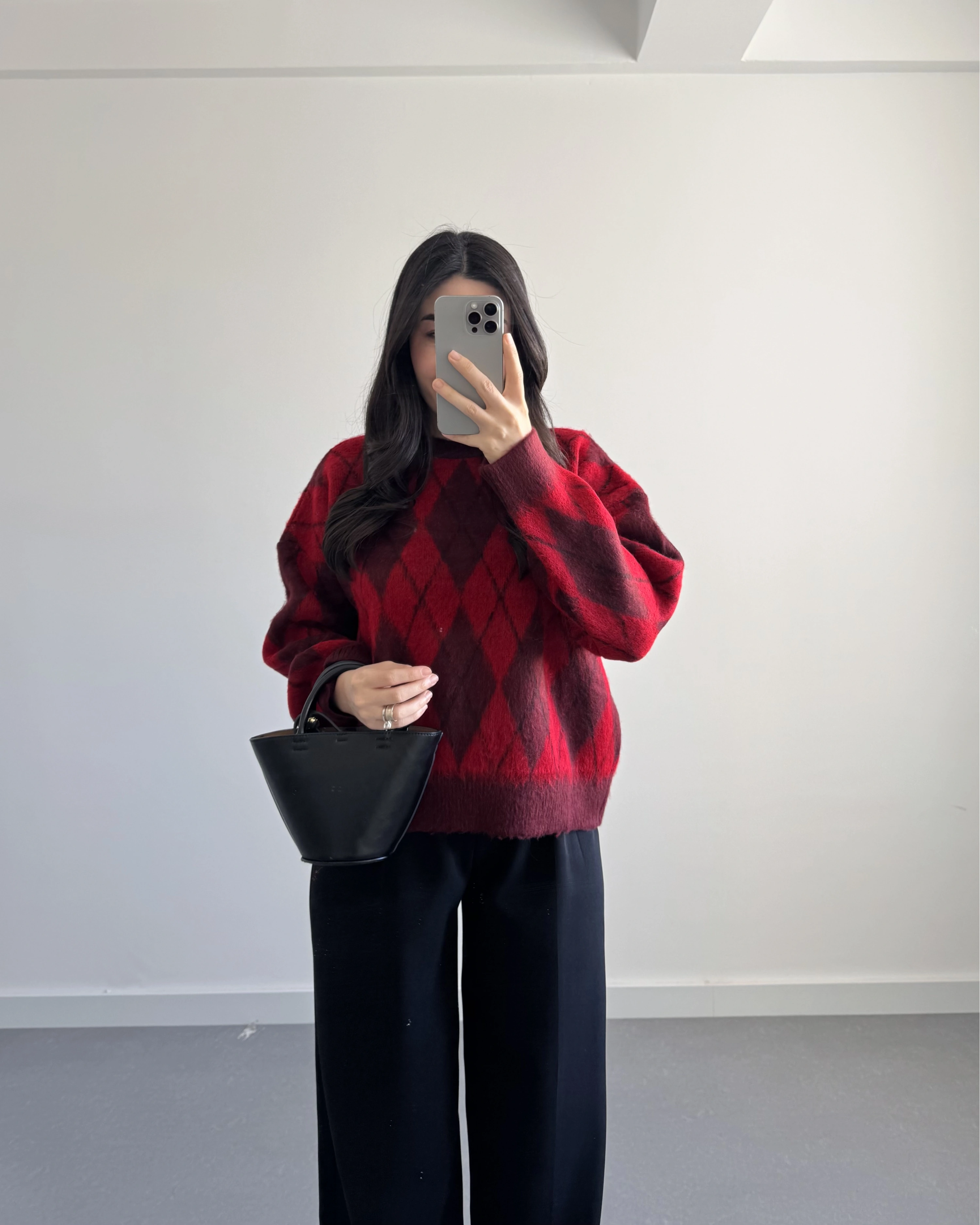 BORDO-KIRMIZI BAKLAVA KAZAK