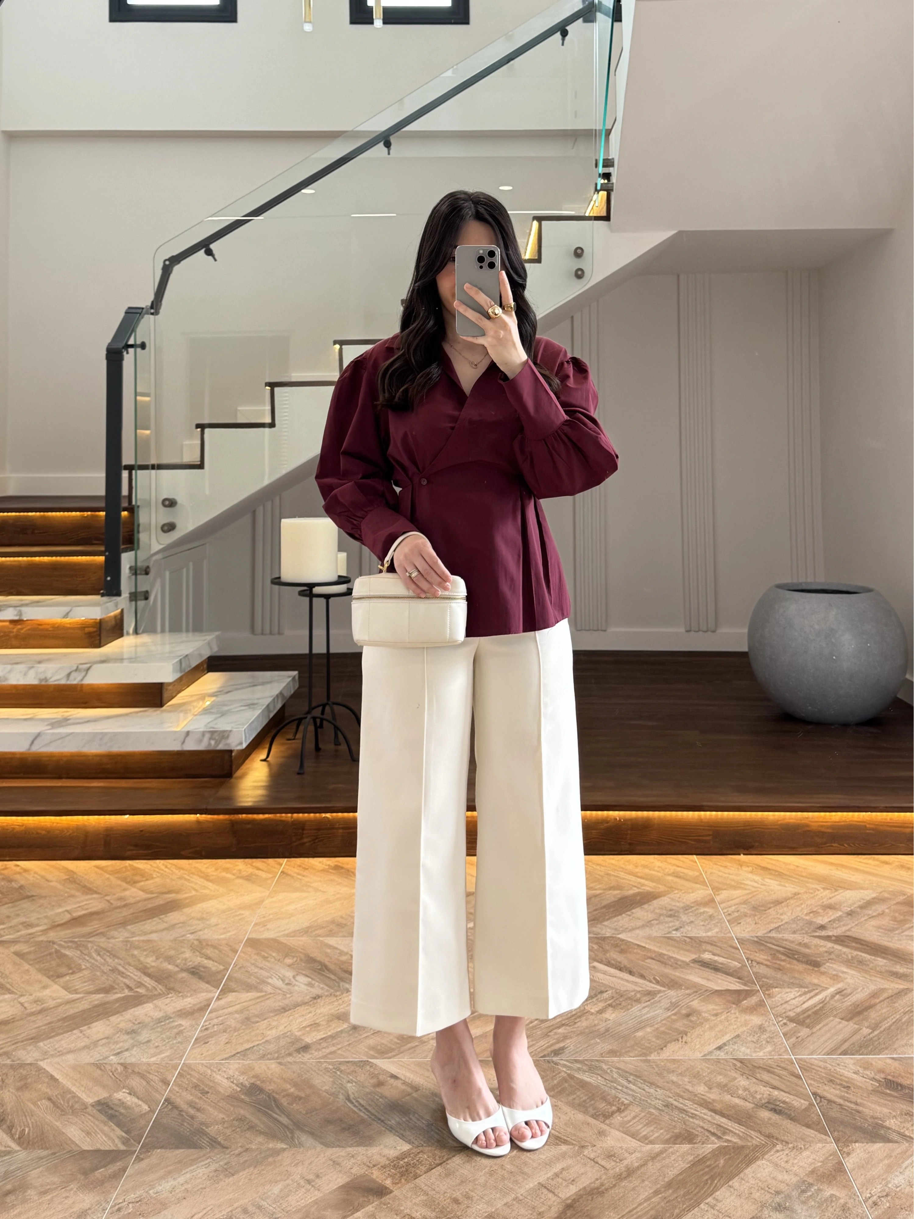 BORDO ÖNÜ PİLELİ GÖMLEK -9243