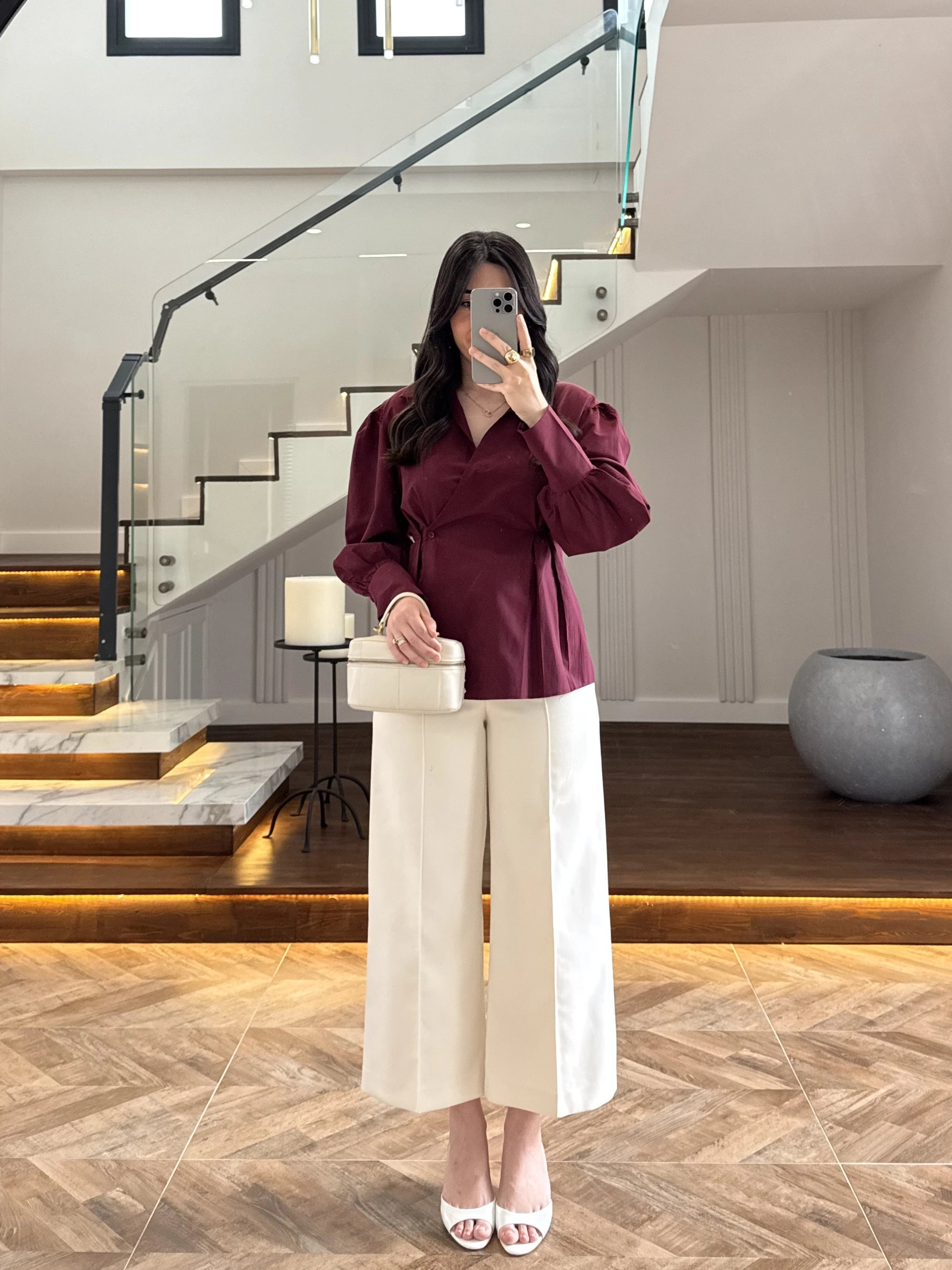 BORDO ÖNÜ PİLELİ GÖMLEK -9243