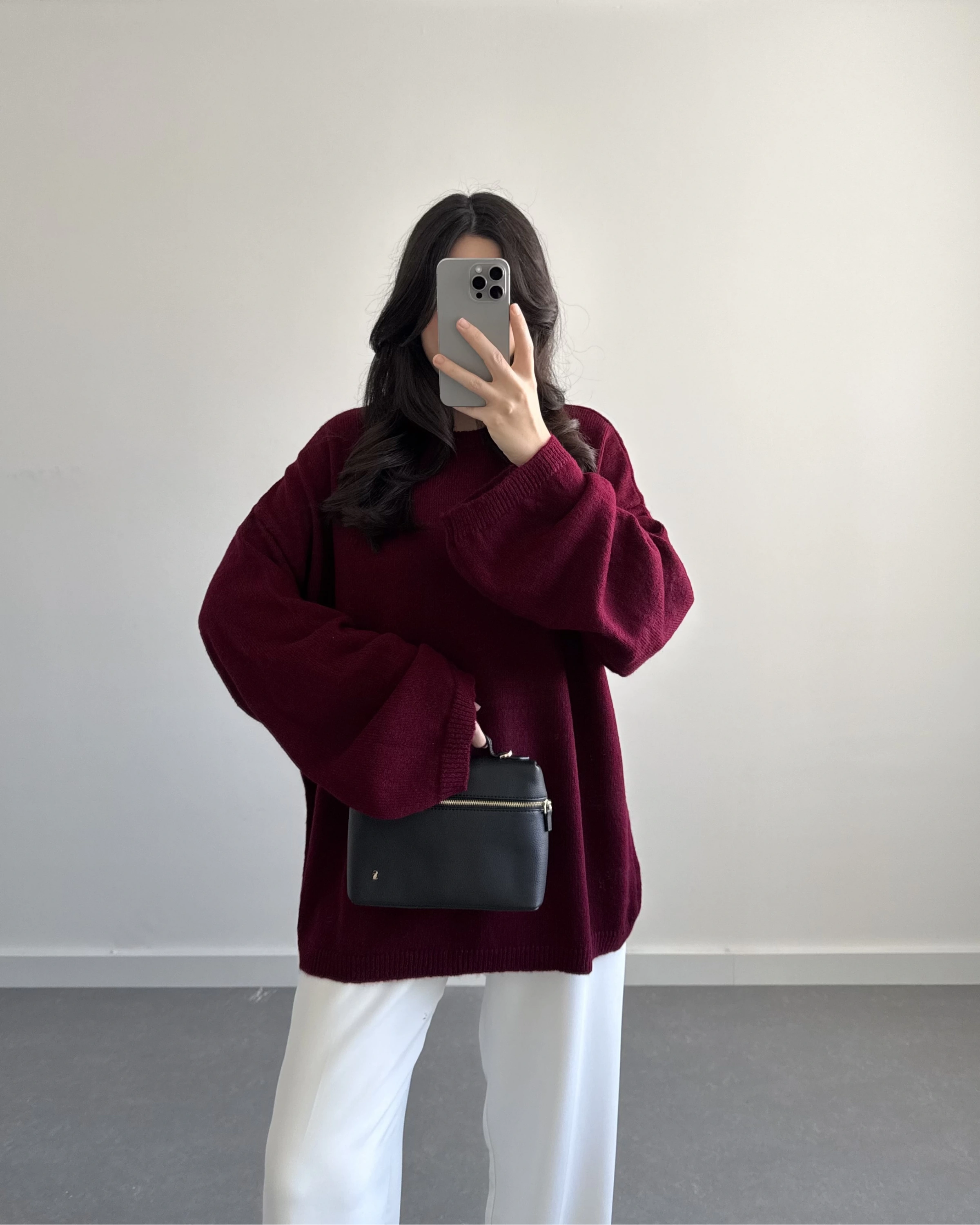 BORDO PİNTEREST KAZAK