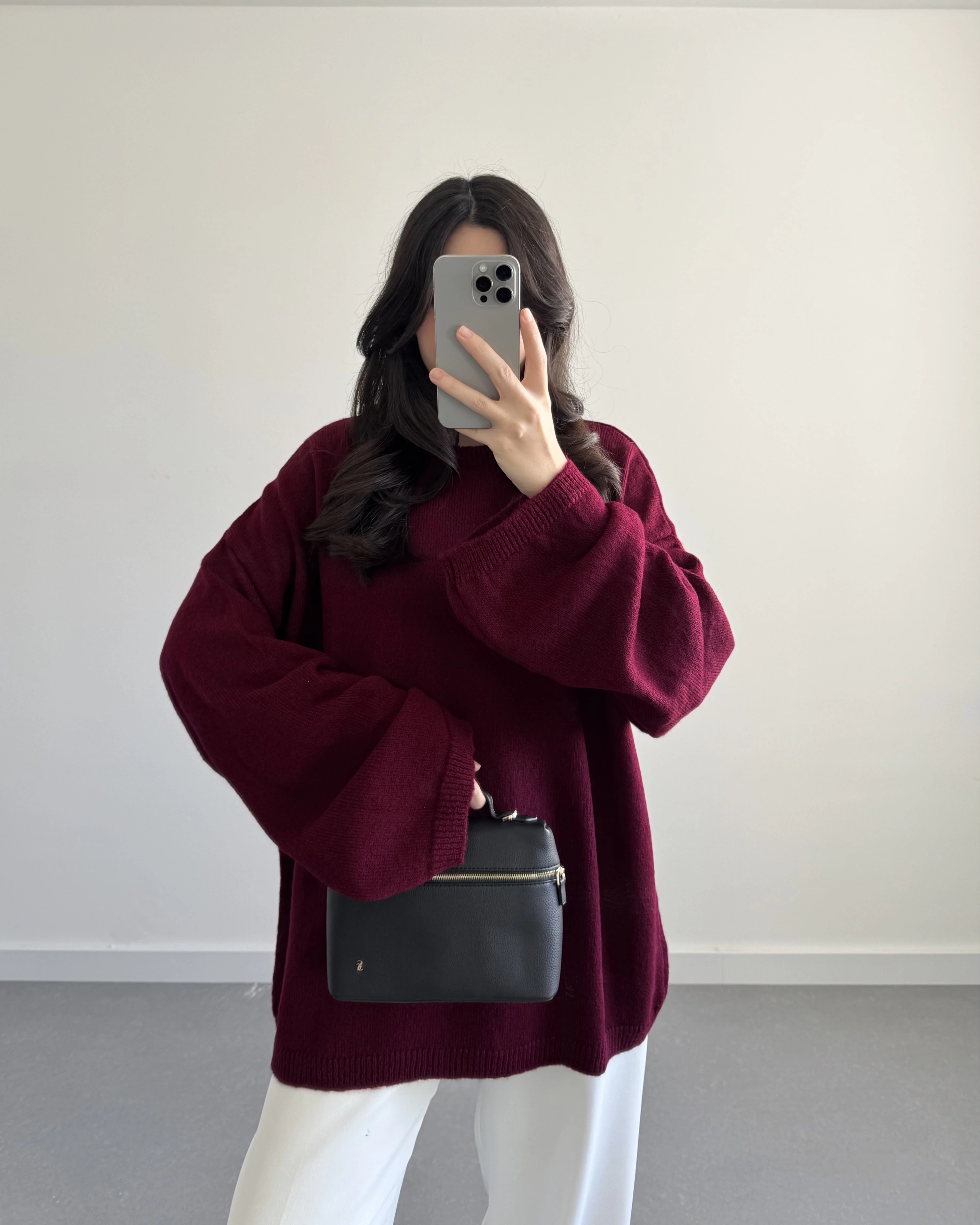 BORDO PİNTEREST KAZAK