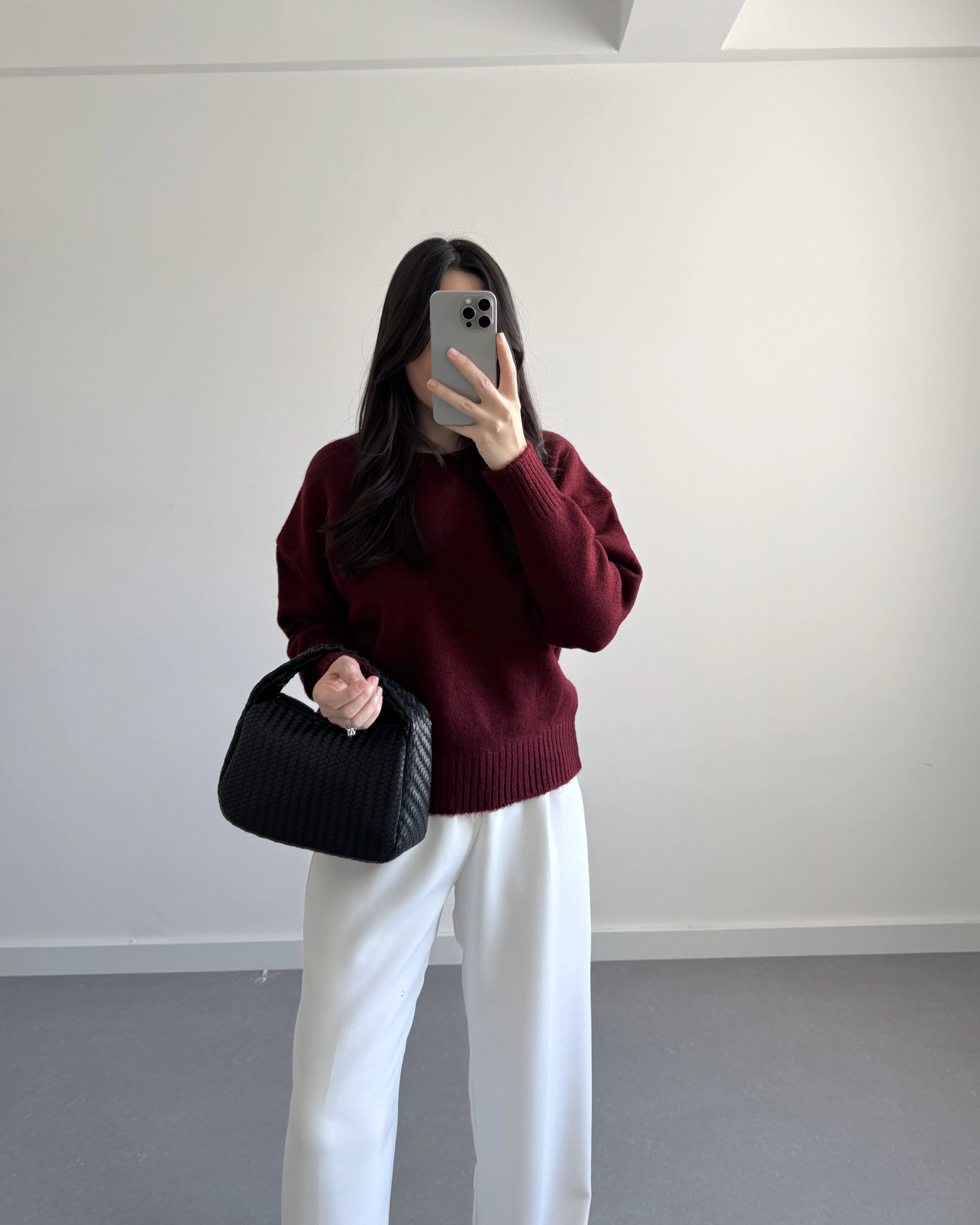 BORDO REKLAN KUMAŞ KAZAK