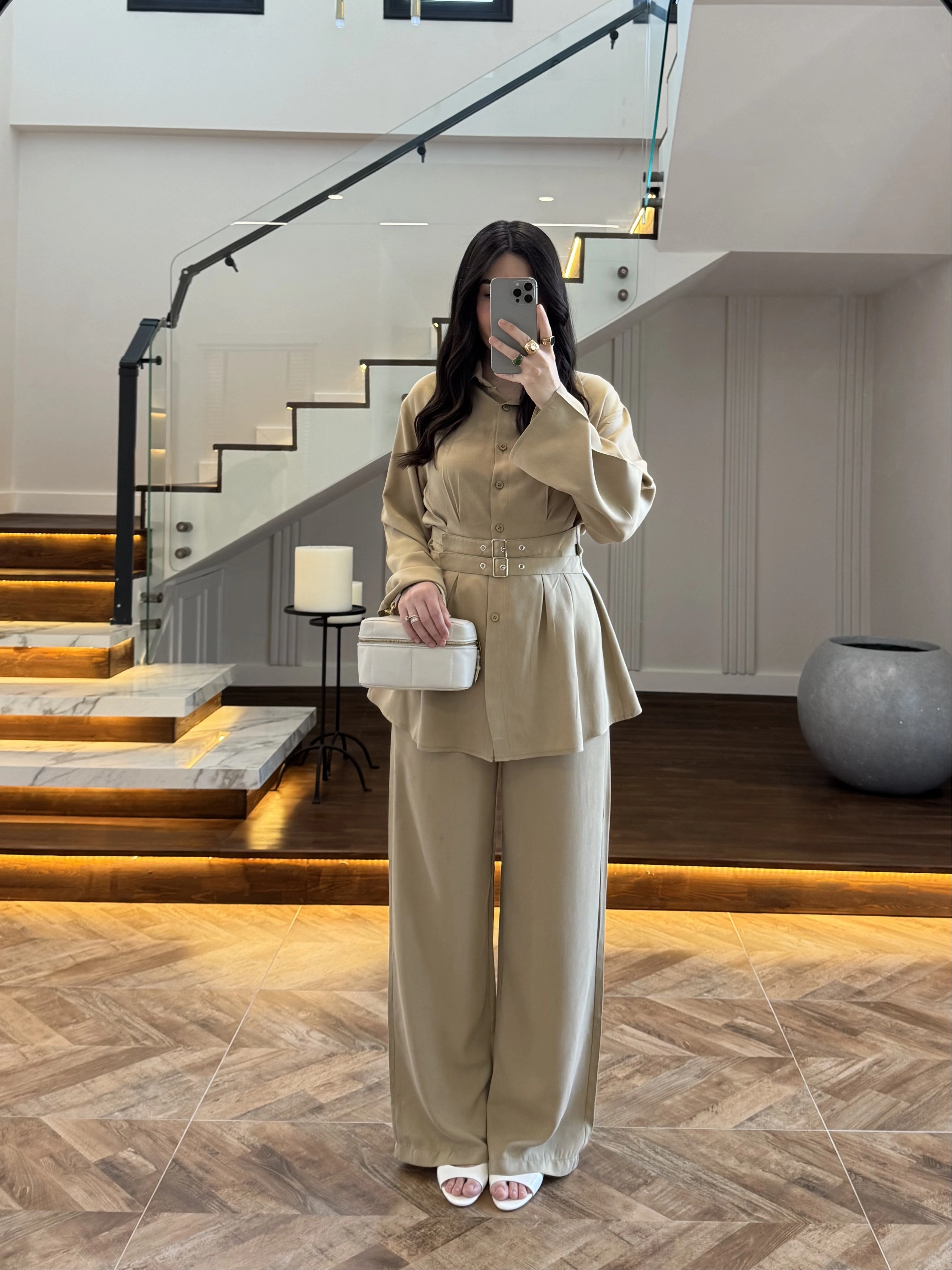 ÇAĞLA KEMERLİ PİLELİ TAKIM -8937