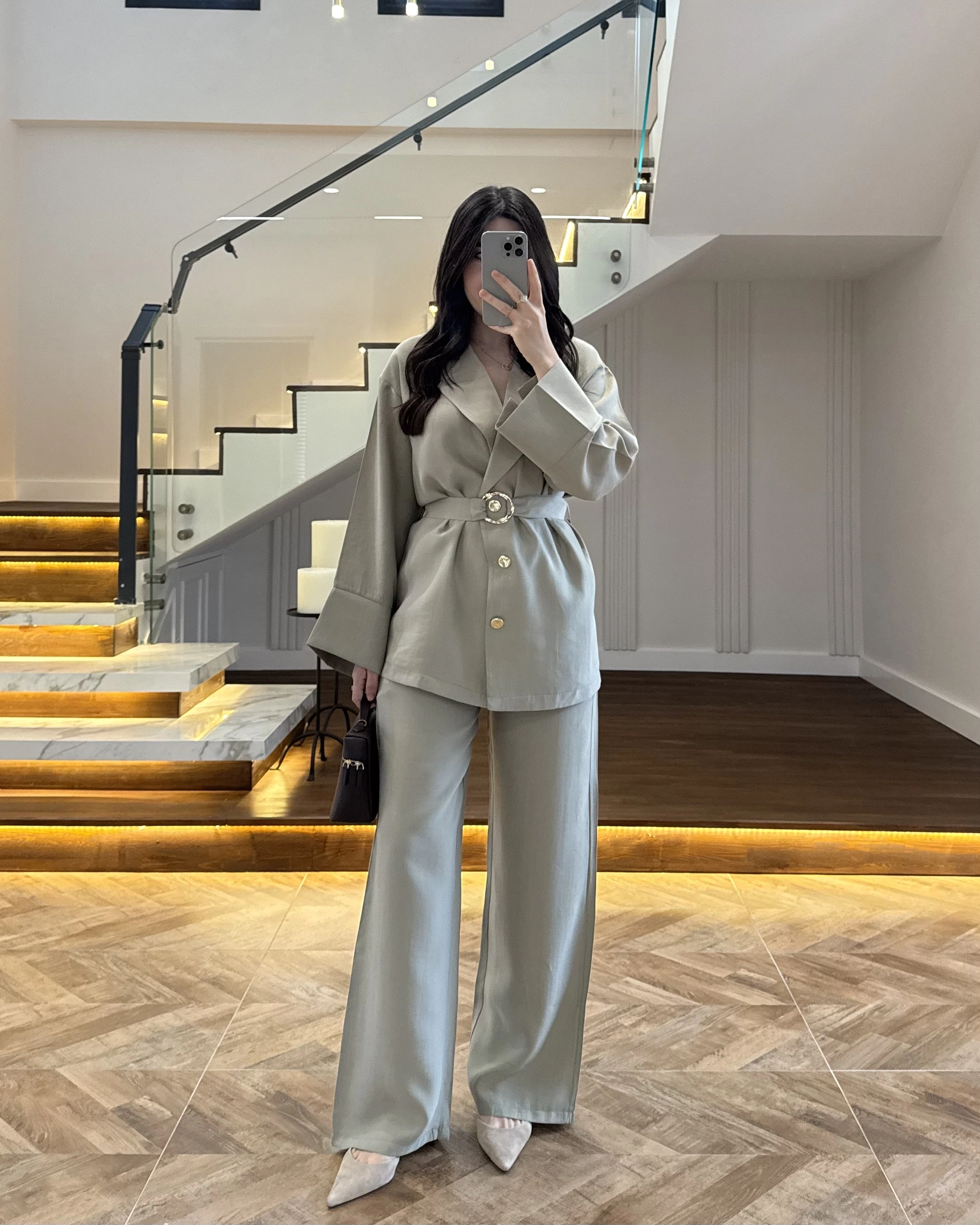 ÇAĞLA TOKA DETAYLI TUNİK TAKIM -8927