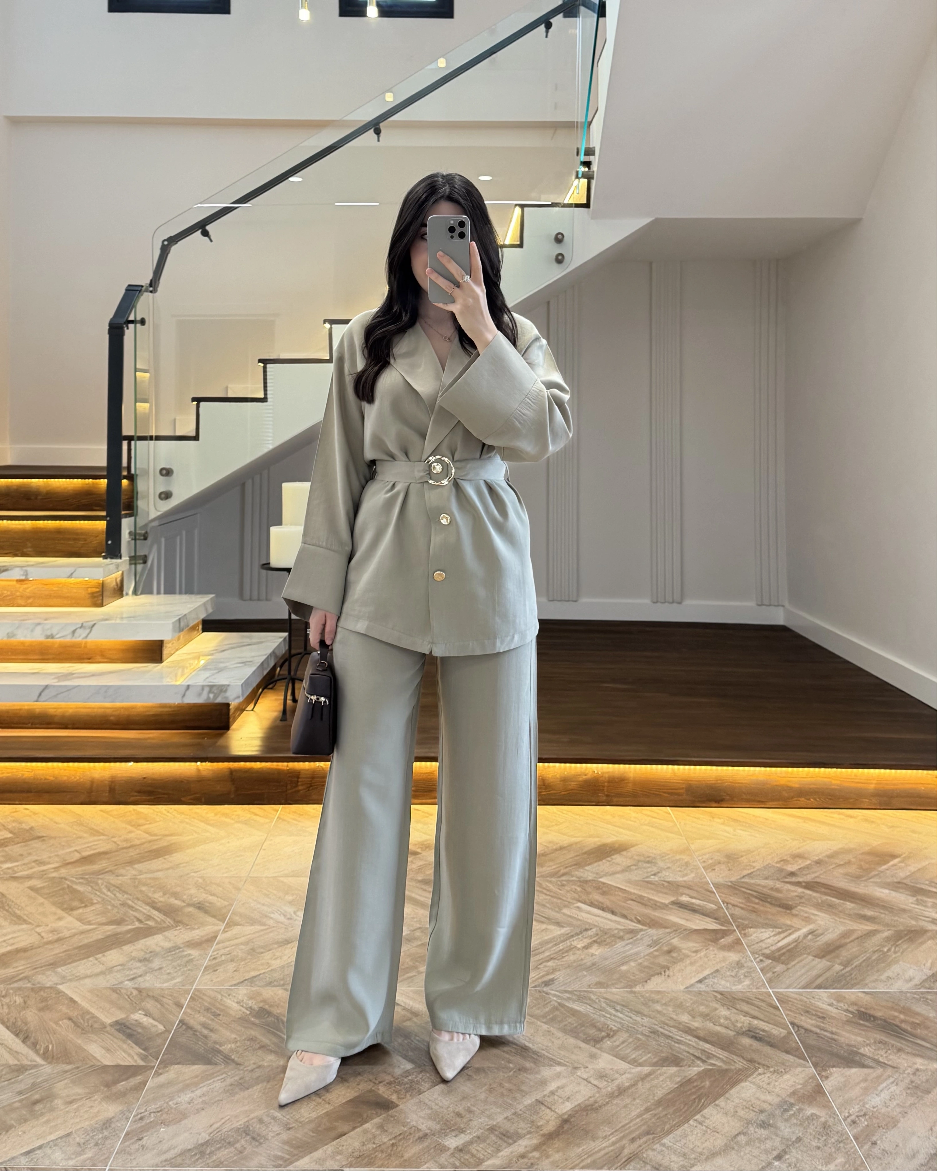 ÇAĞLA TOKA DETAYLI TUNİK TAKIM -8927