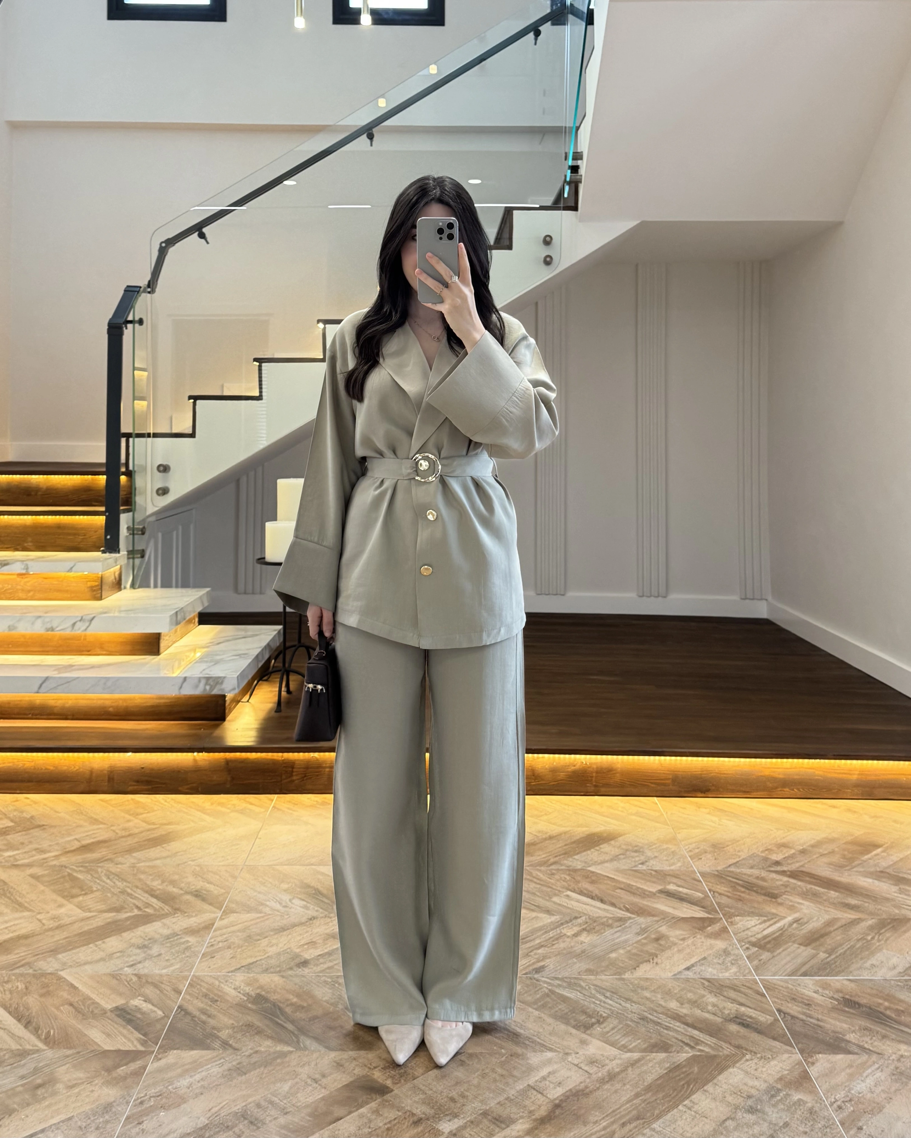 ÇAĞLA TOKA DETAYLI TUNİK TAKIM -8927