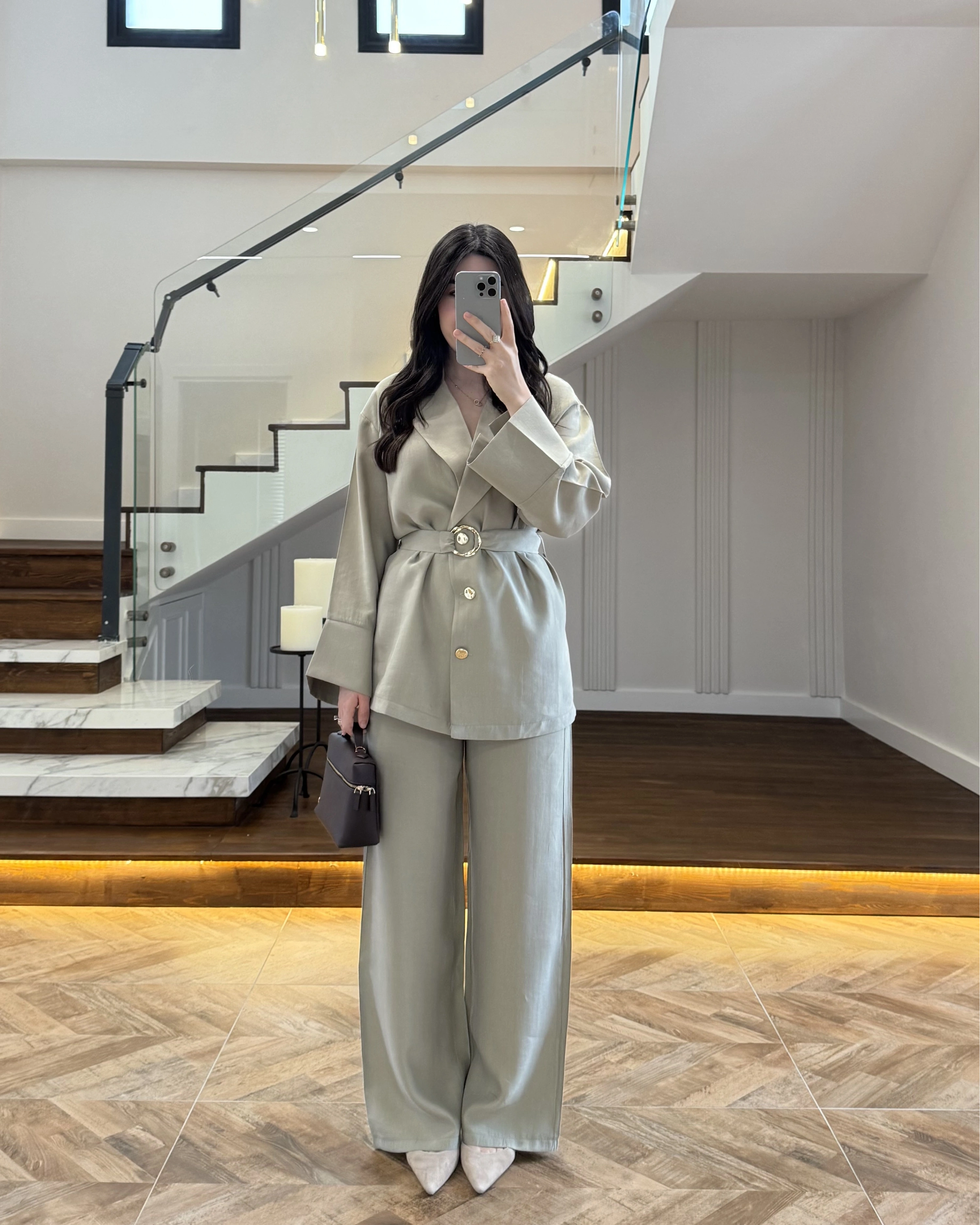 ÇAĞLA TOKA DETAYLI TUNİK TAKIM -8927