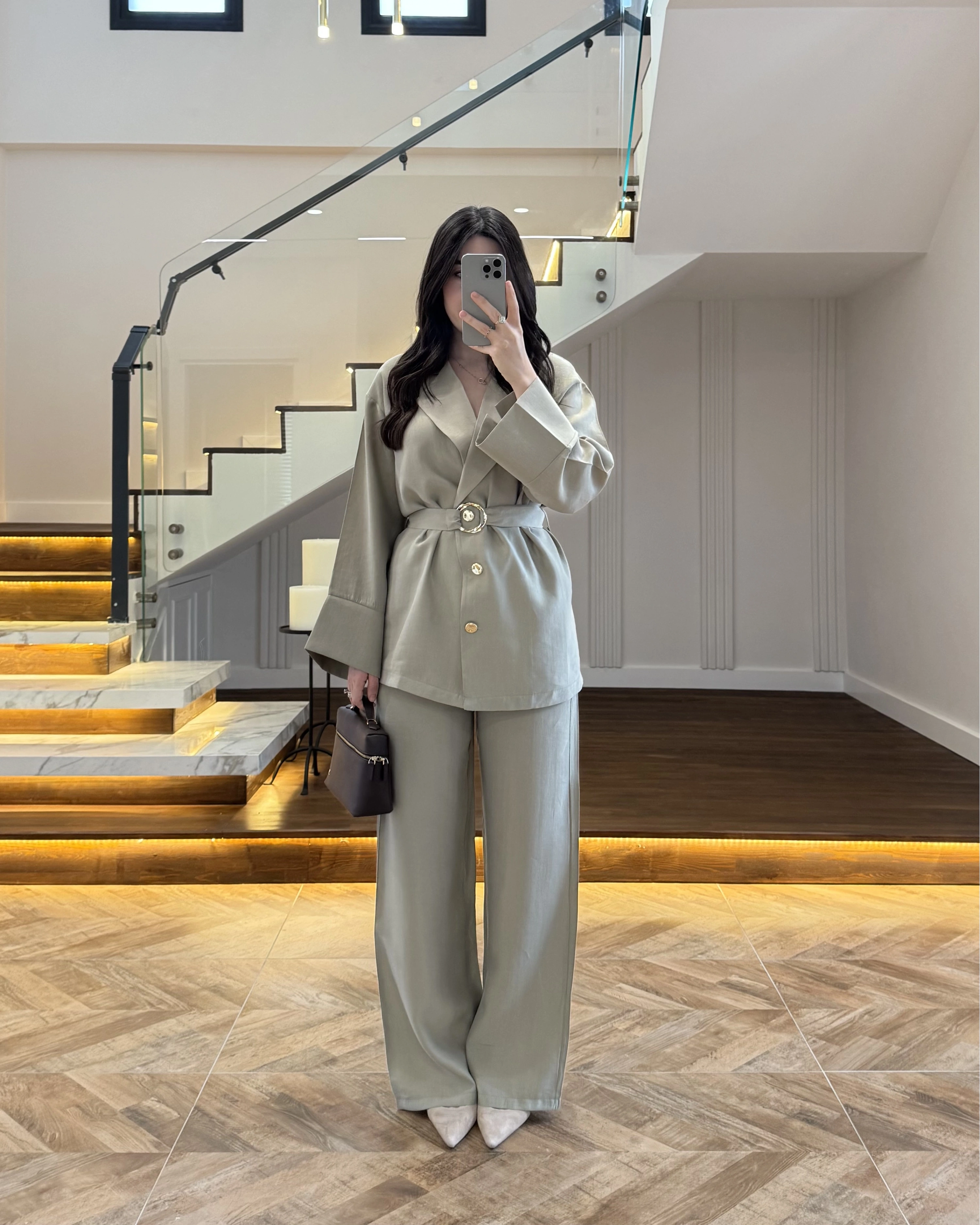 ÇAĞLA TOKA DETAYLI TUNİK TAKIM -8927