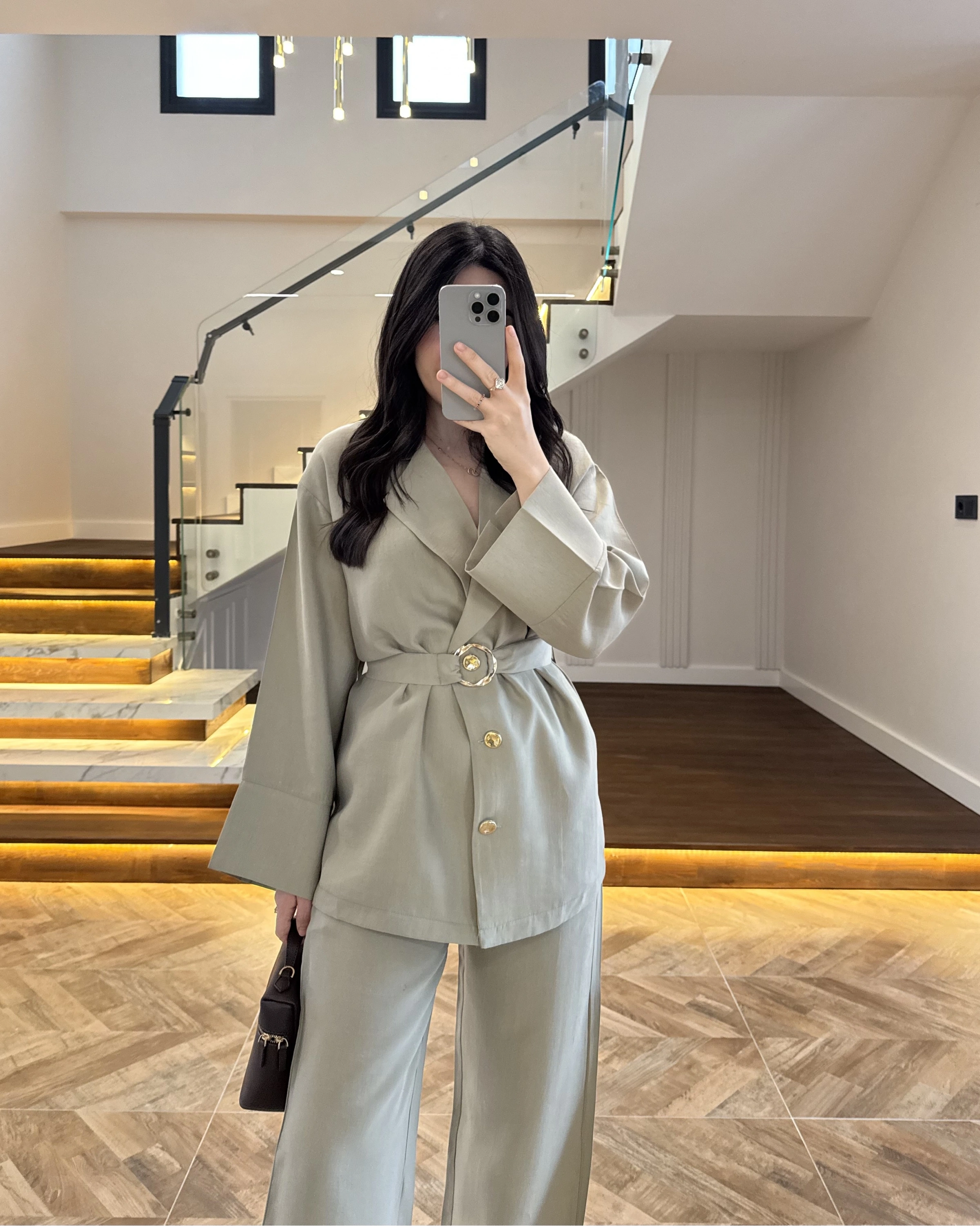 ÇAĞLA TOKA DETAYLI TUNİK TAKIM -8927