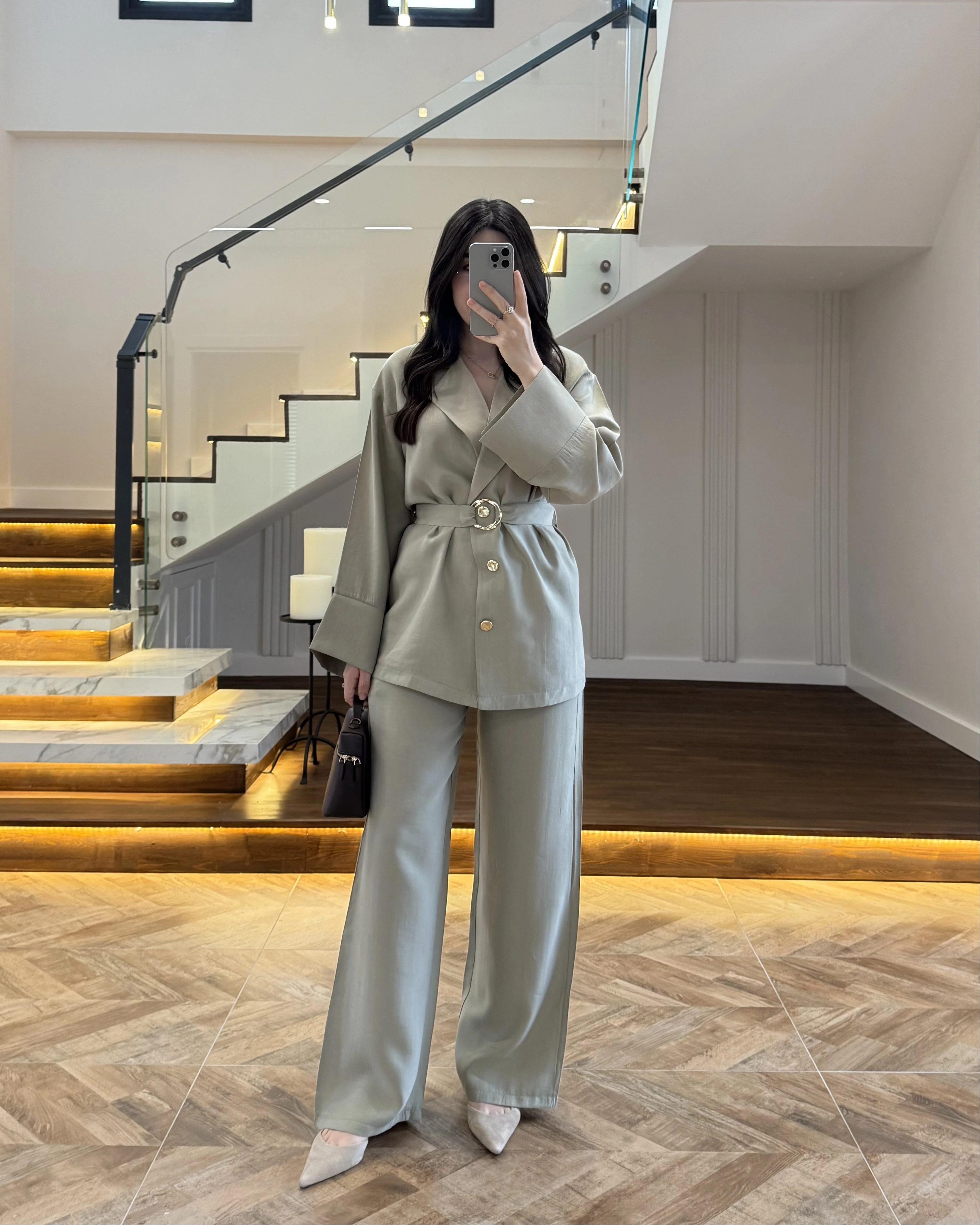 ÇAĞLA TOKA DETAYLI TUNİK TAKIM -8927