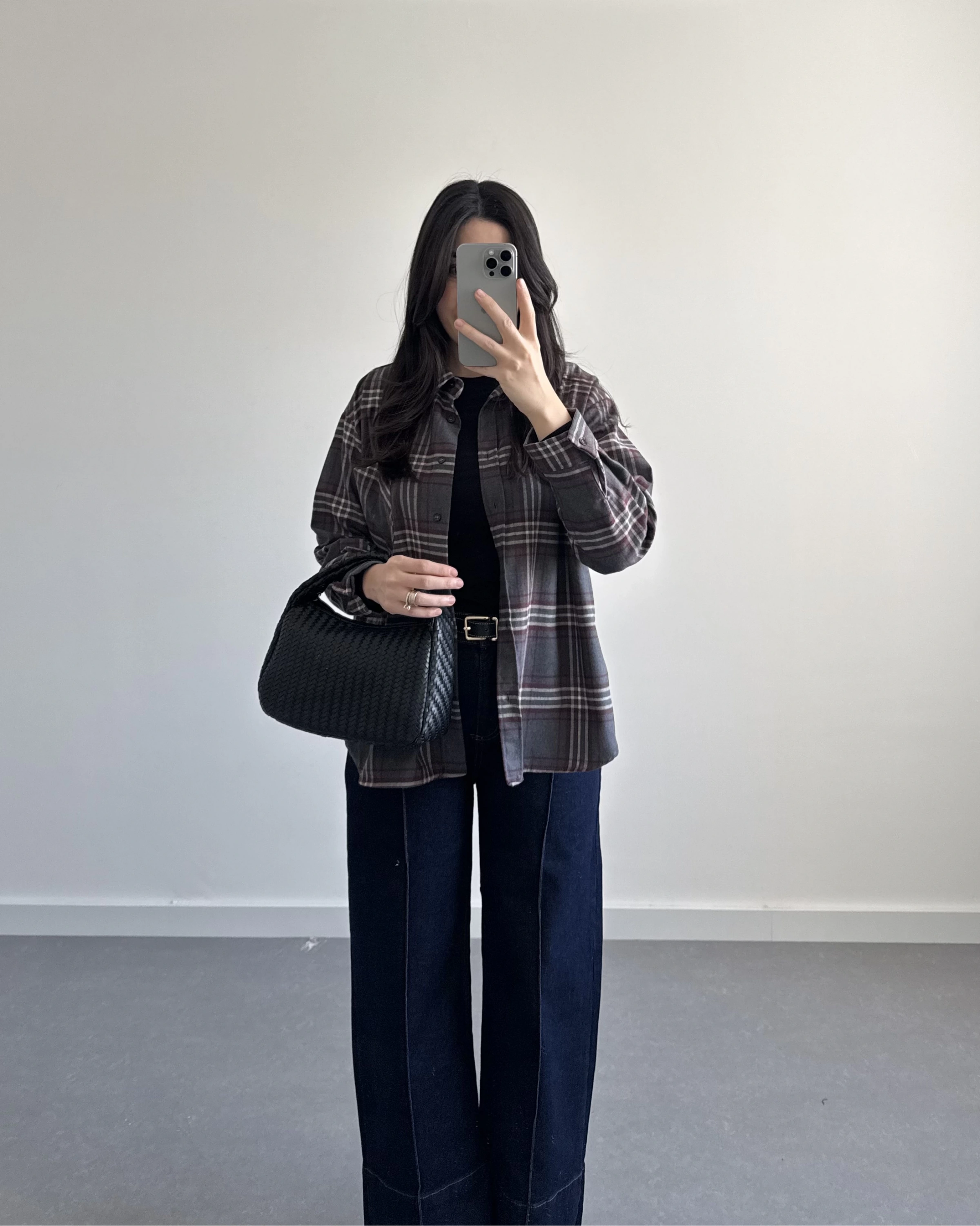 EKOSE DESEN GÖMLEK GRİ