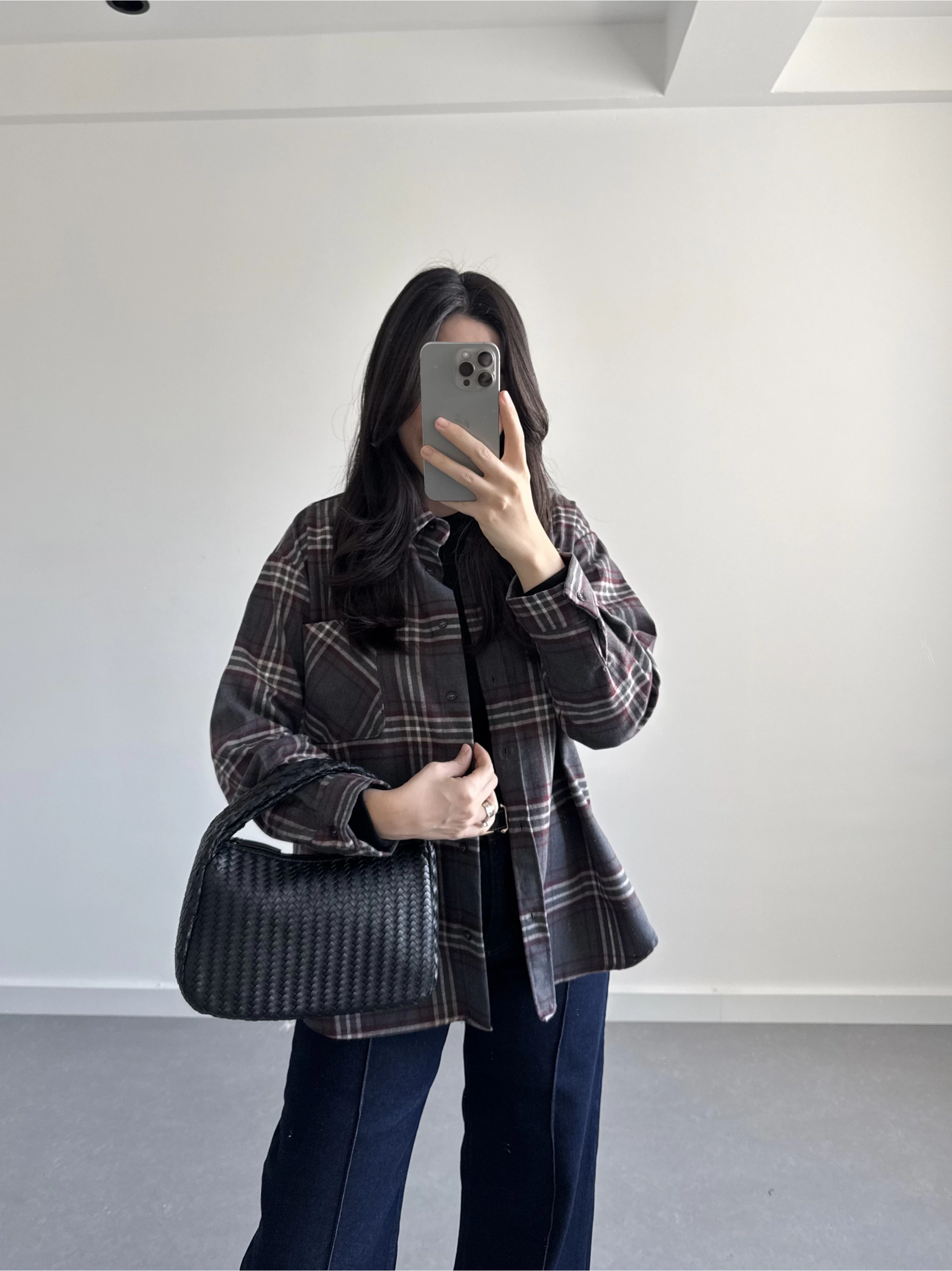 EKOSE DESEN GÖMLEK GRİ