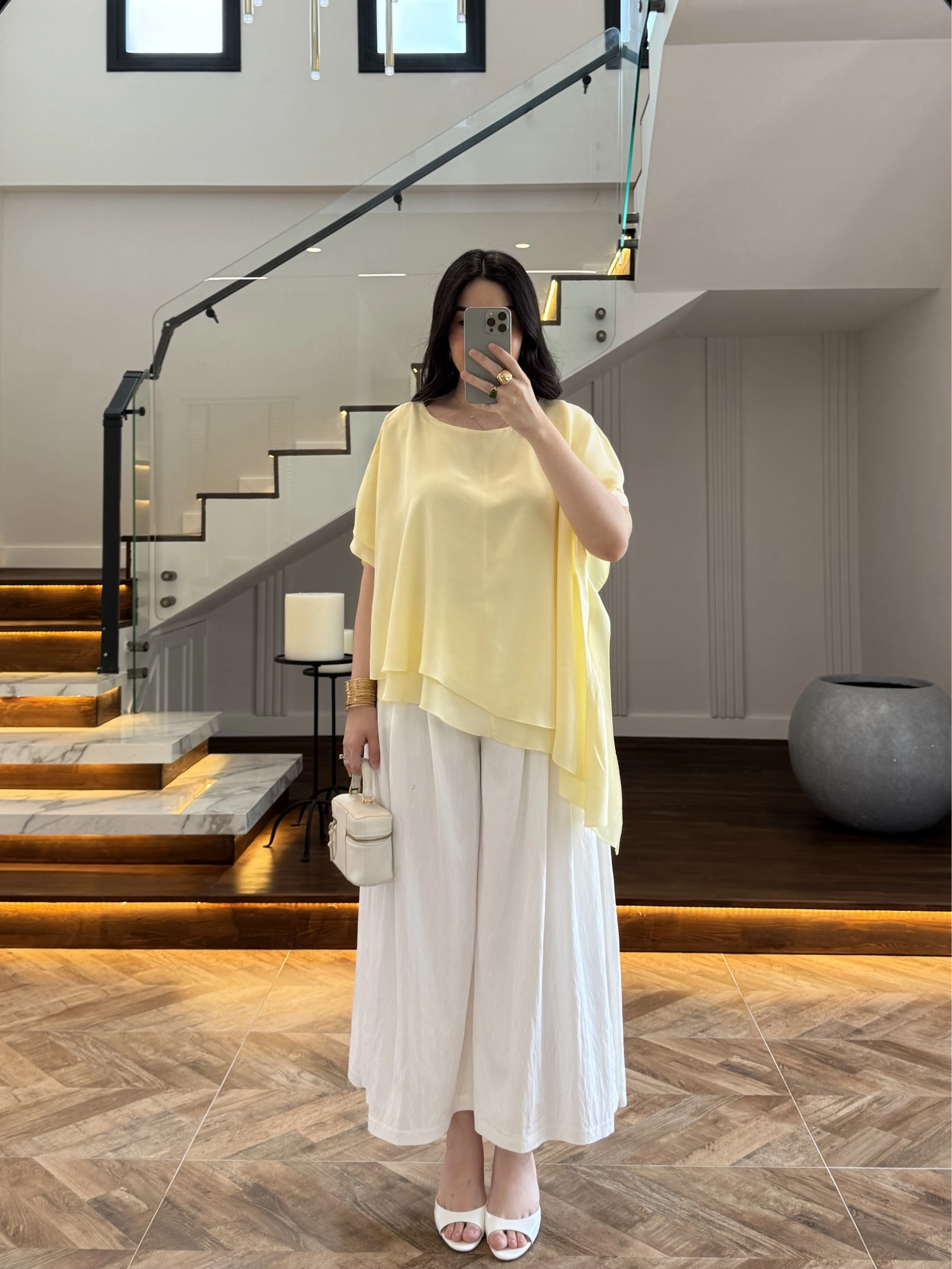 EKRU KEMERLİ PİLELİ PANTOLON-51419