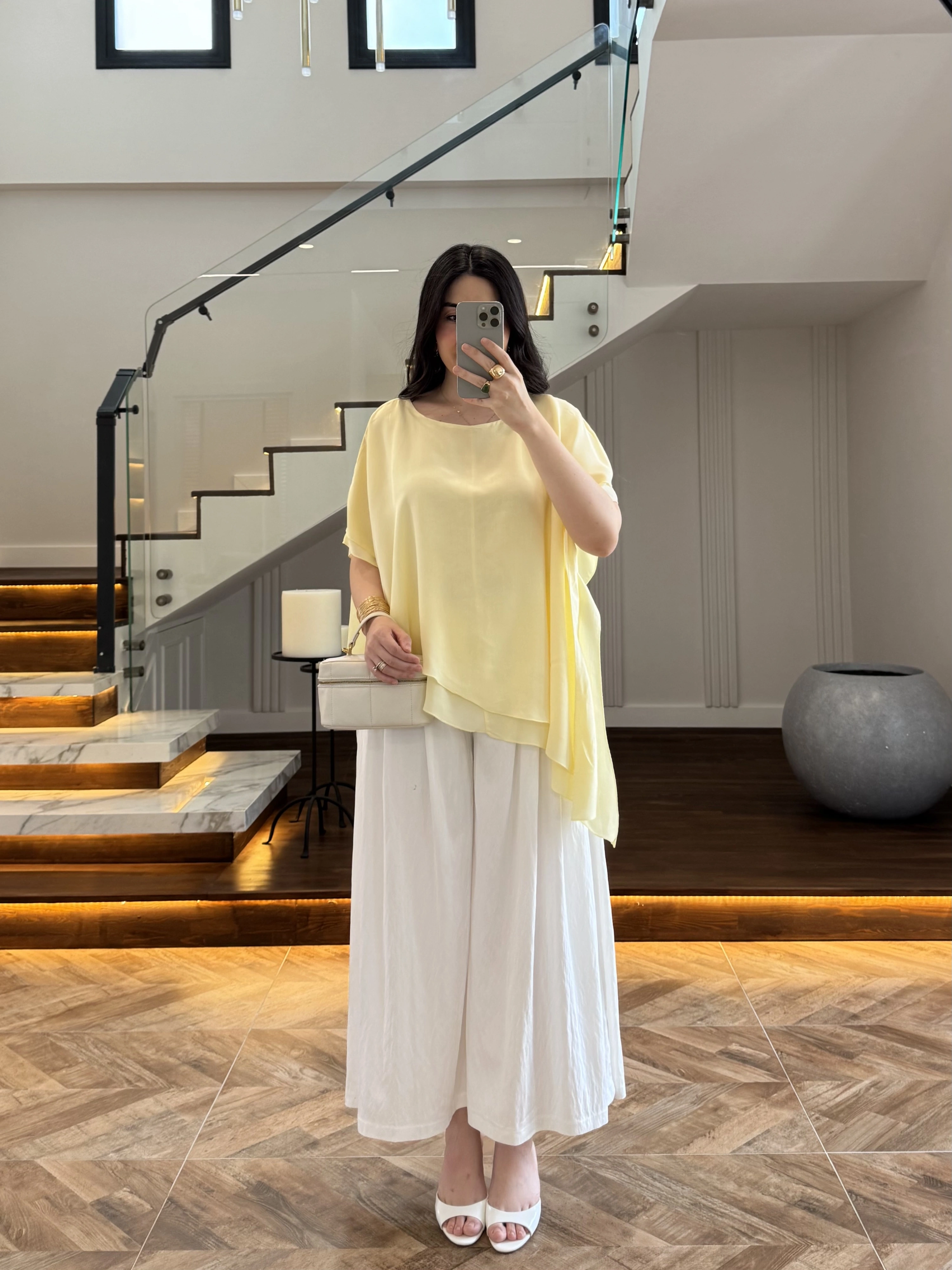 EKRU KEMERLİ PİLELİ PANTOLON-51419