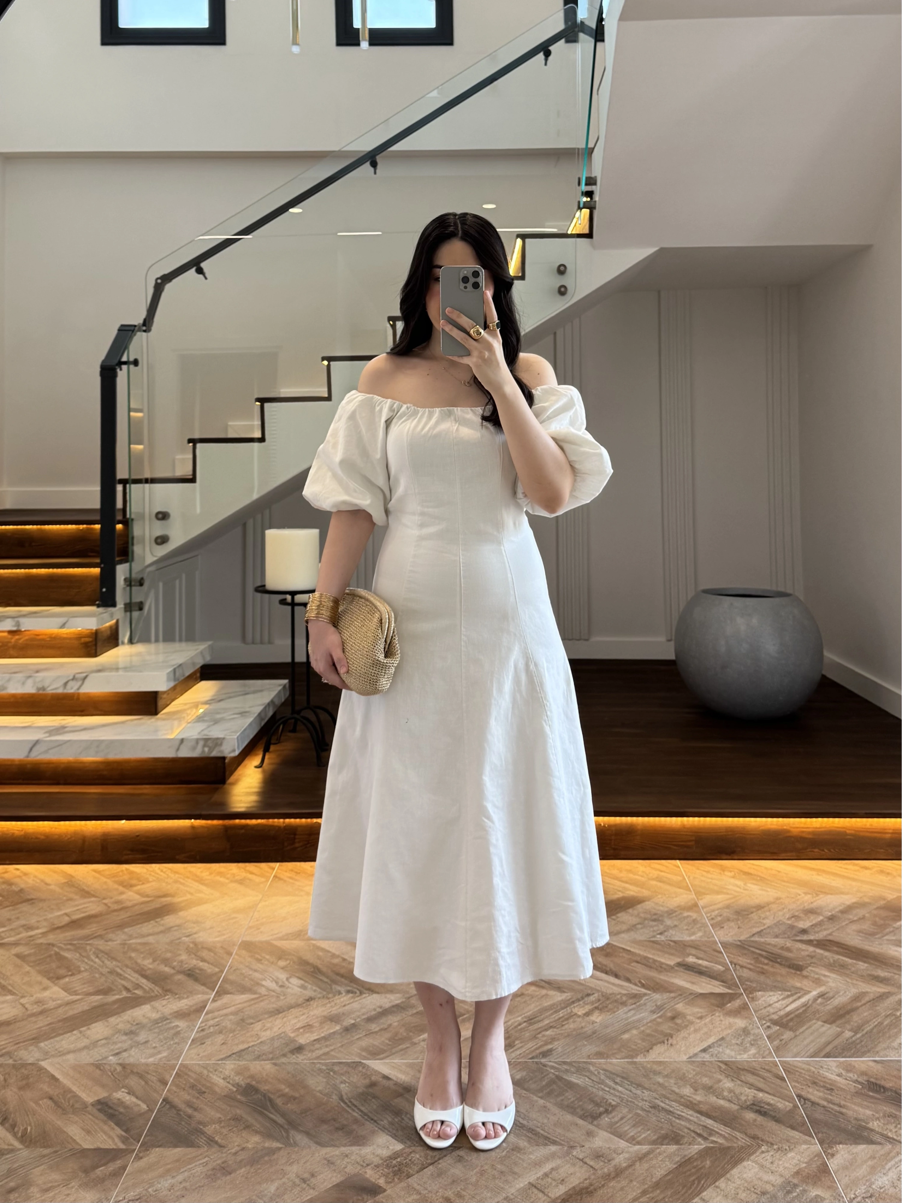 EKRU MADONNA YAKA ELBİSE -0465