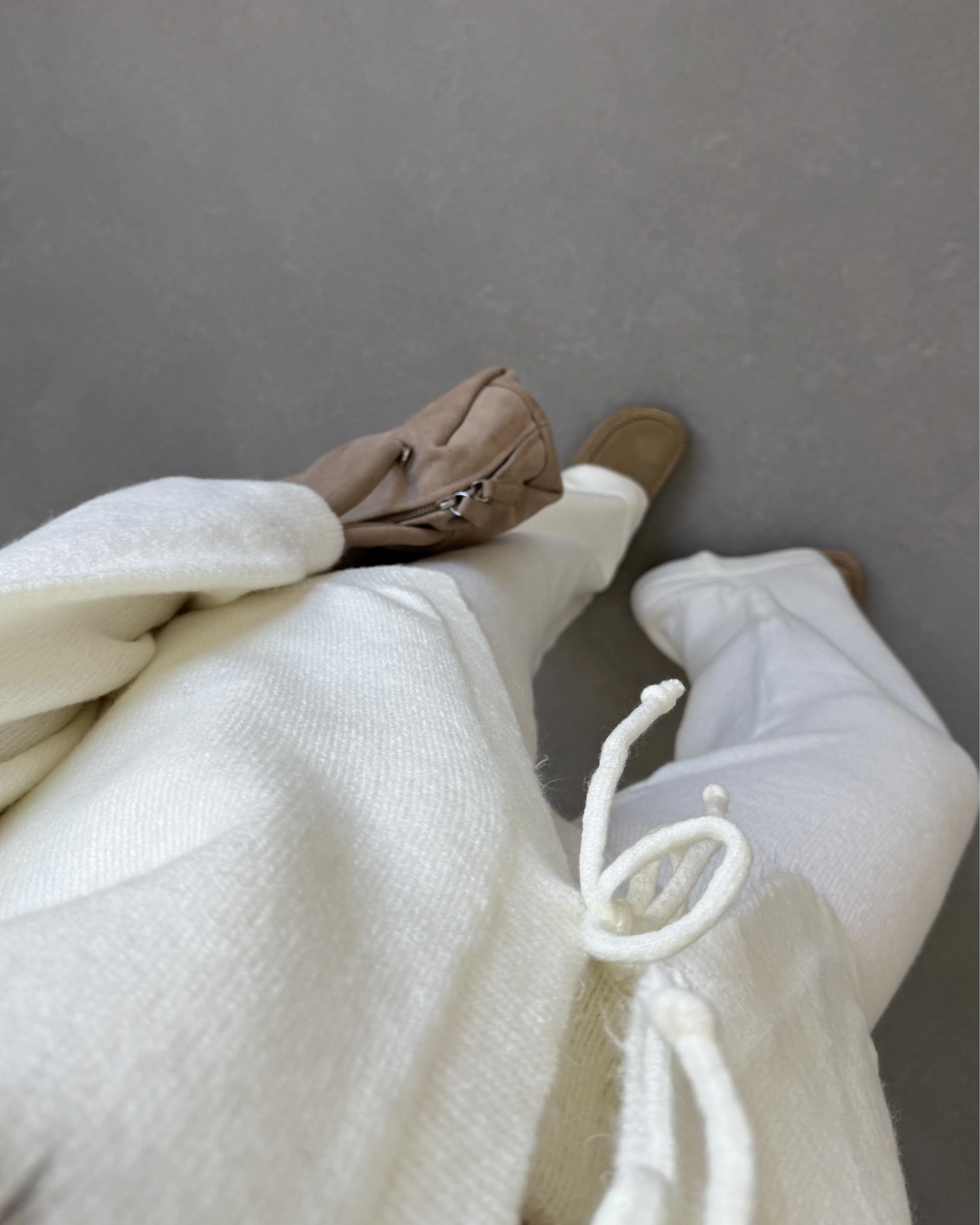 EKRU ÖNÜ BAĞLAMALI PİNTEREST TAKIM