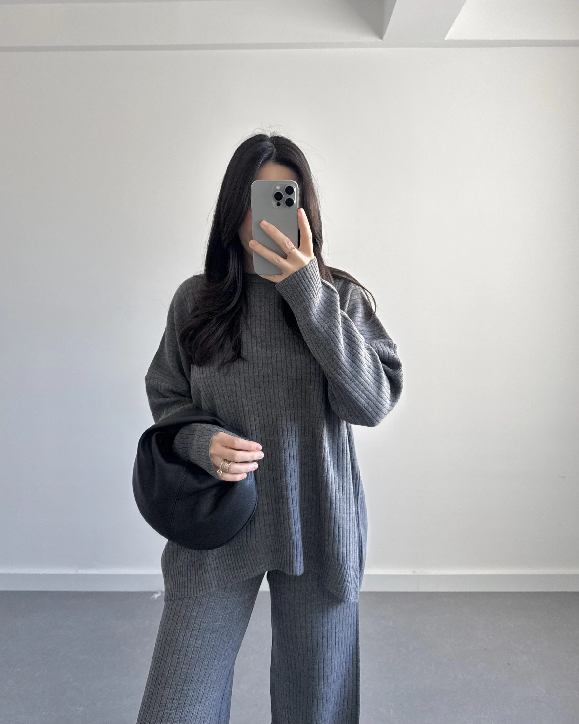 FİTİLLİ GRİ BASİC TRİKO TAKIM