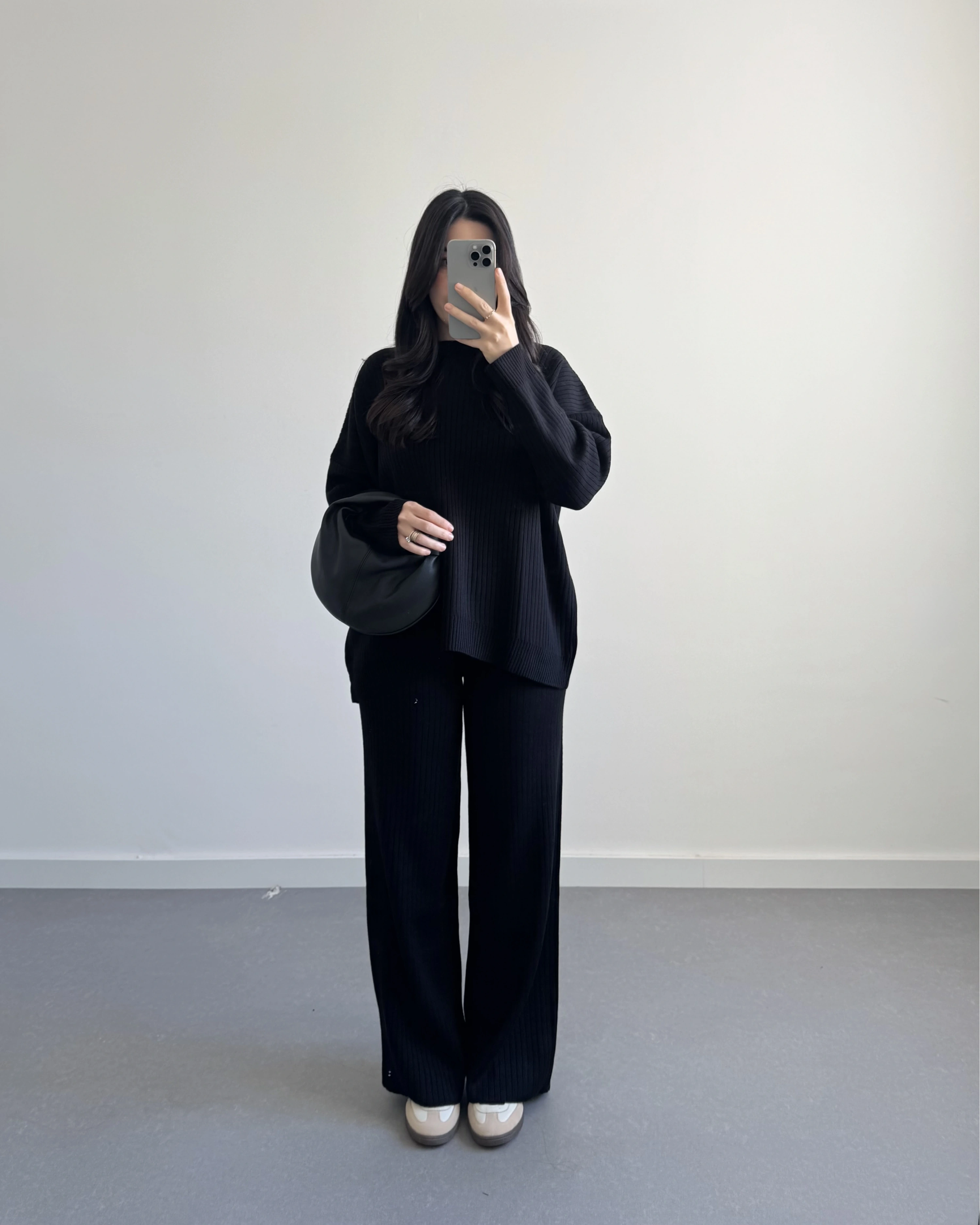 FİTİLLİ SİYAH BASİC TRİKO TAKIM