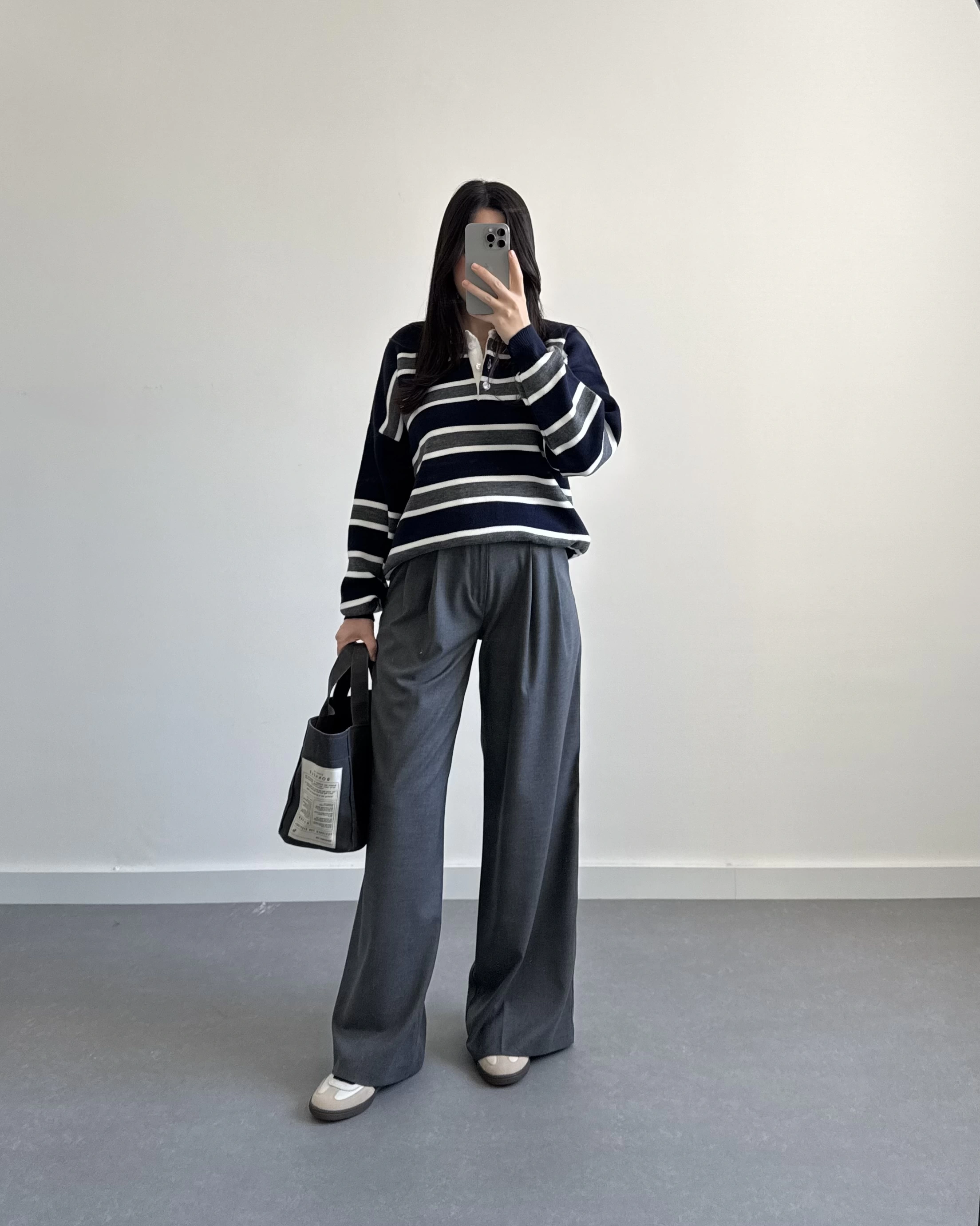 GRİ PALAZZO PANTOLON