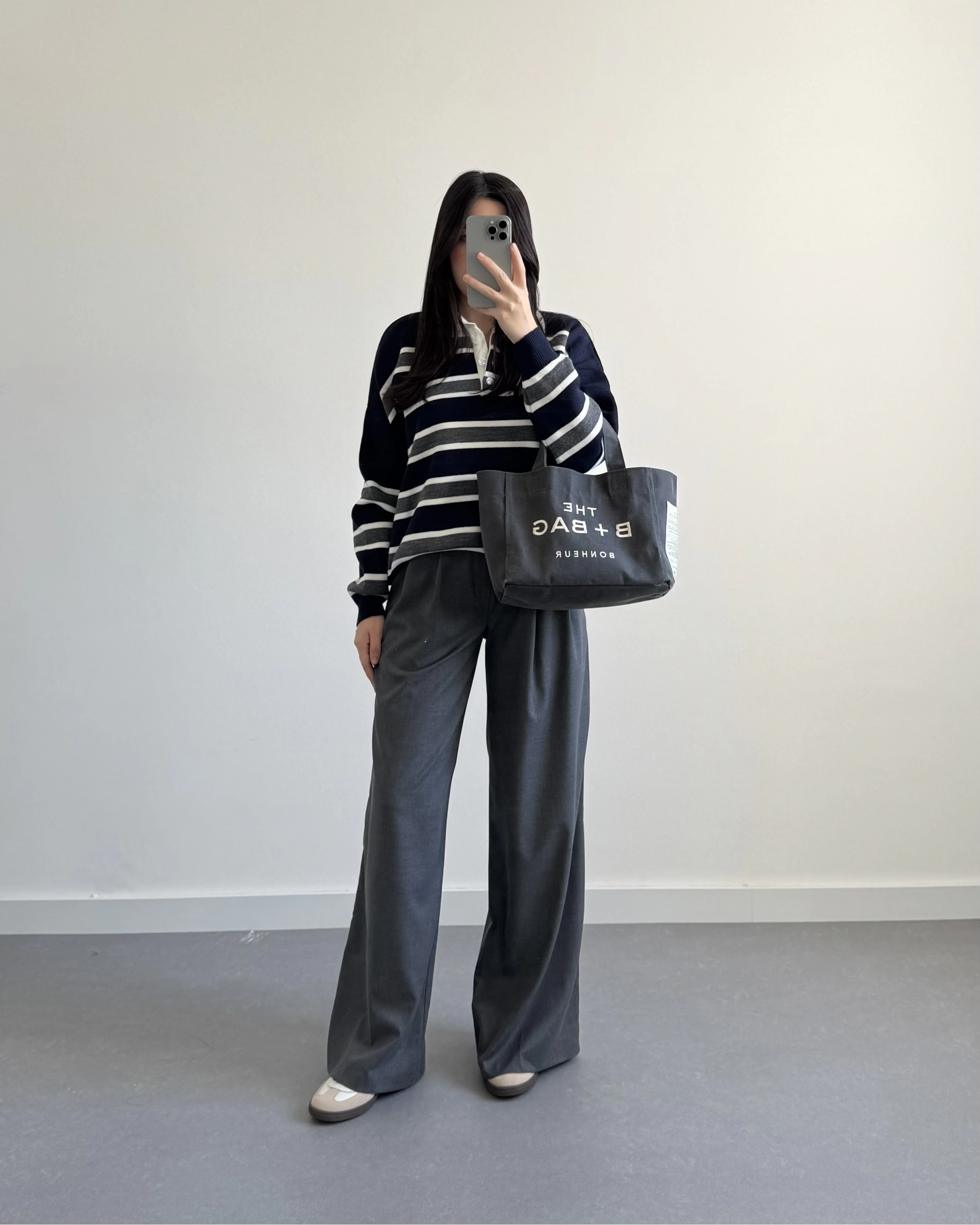 GRİ PALAZZO PANTOLON