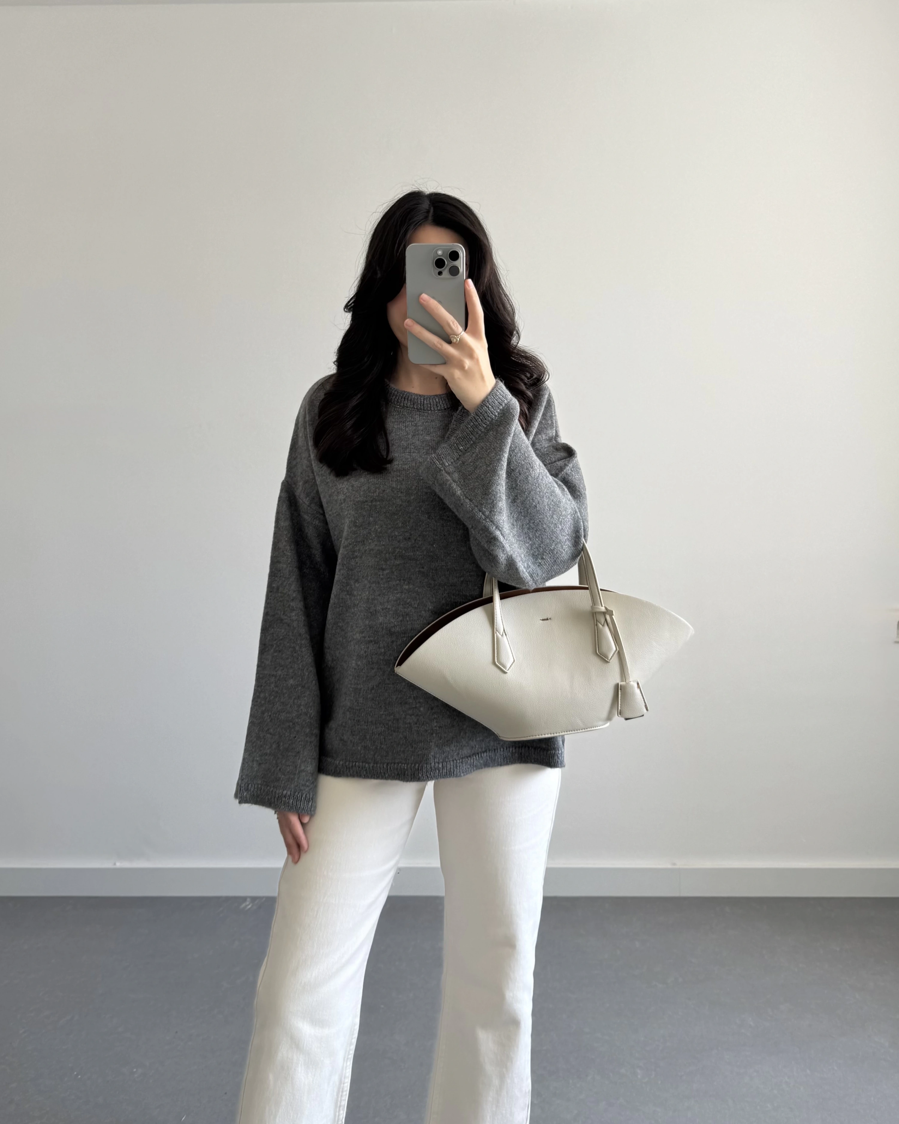 GRİ PİNTEREST KAZAK