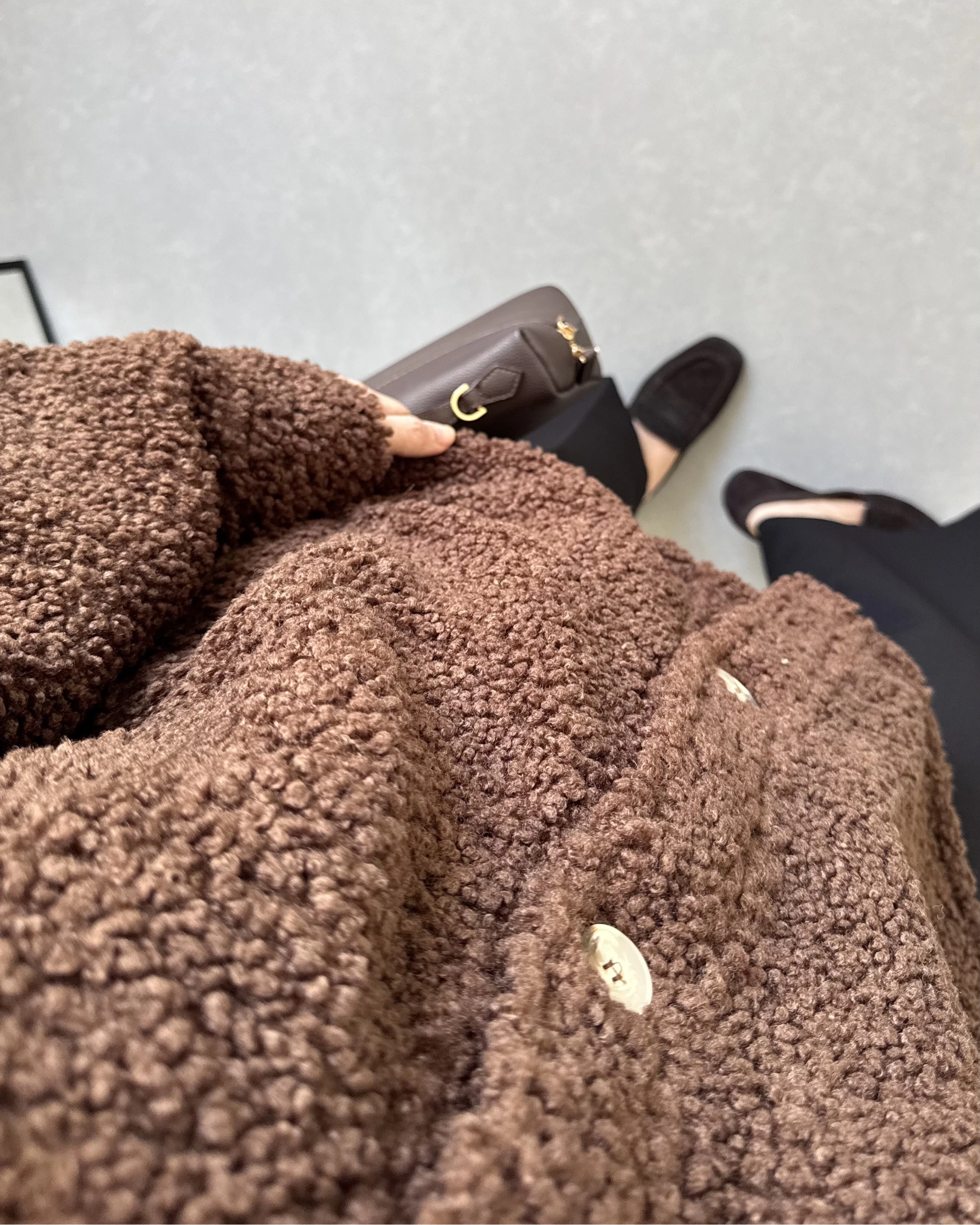 H&M PİNTEREST TEDDY MONT ACI KAHVE