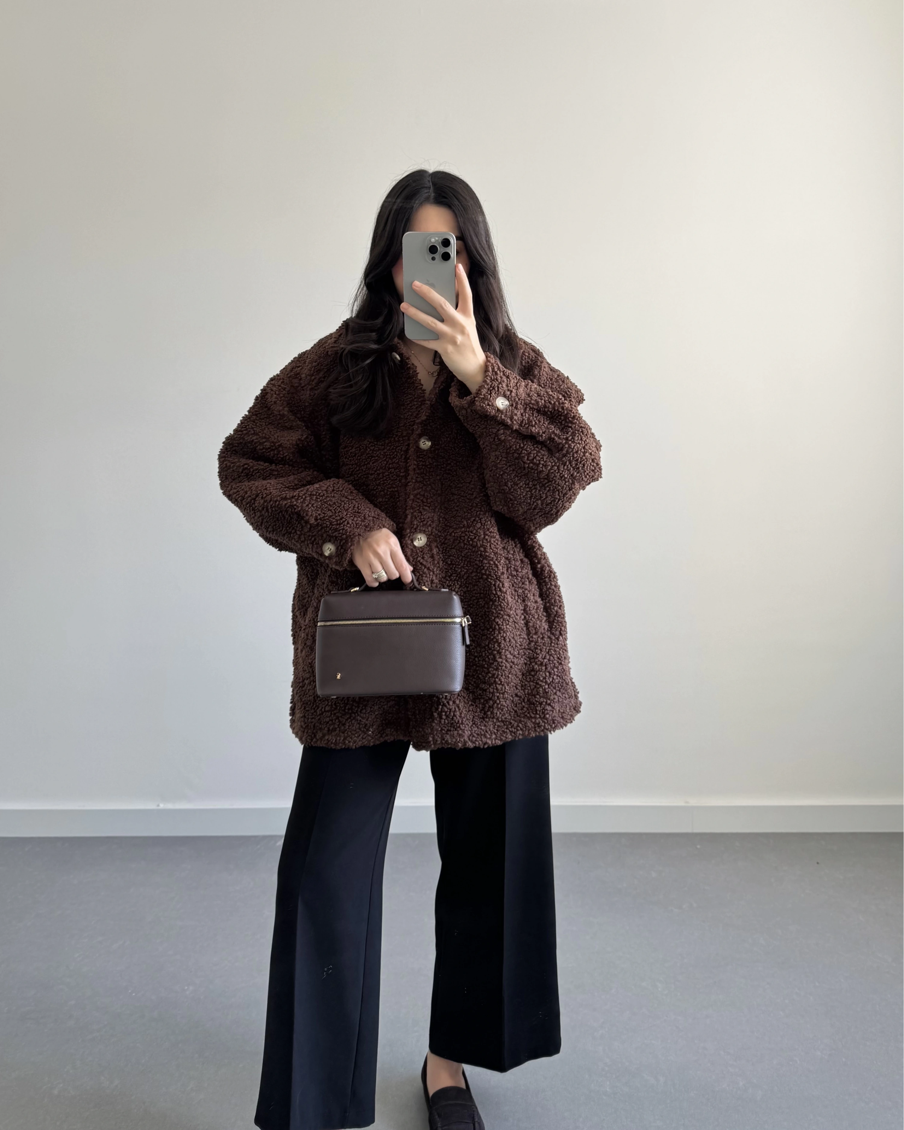 H&M PİNTEREST TEDDY MONT ACI KAHVE