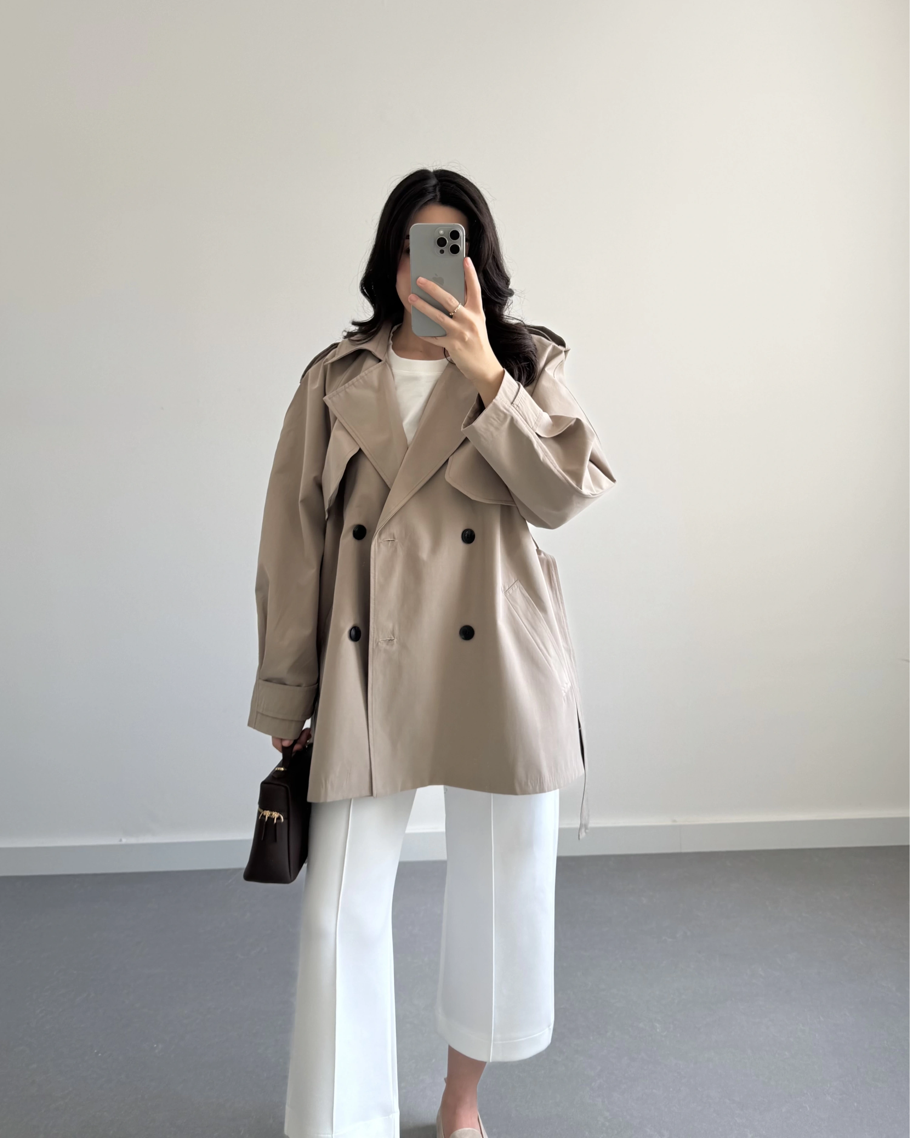 HAKİ ARA BOY PREMİUM TRENÇKOT