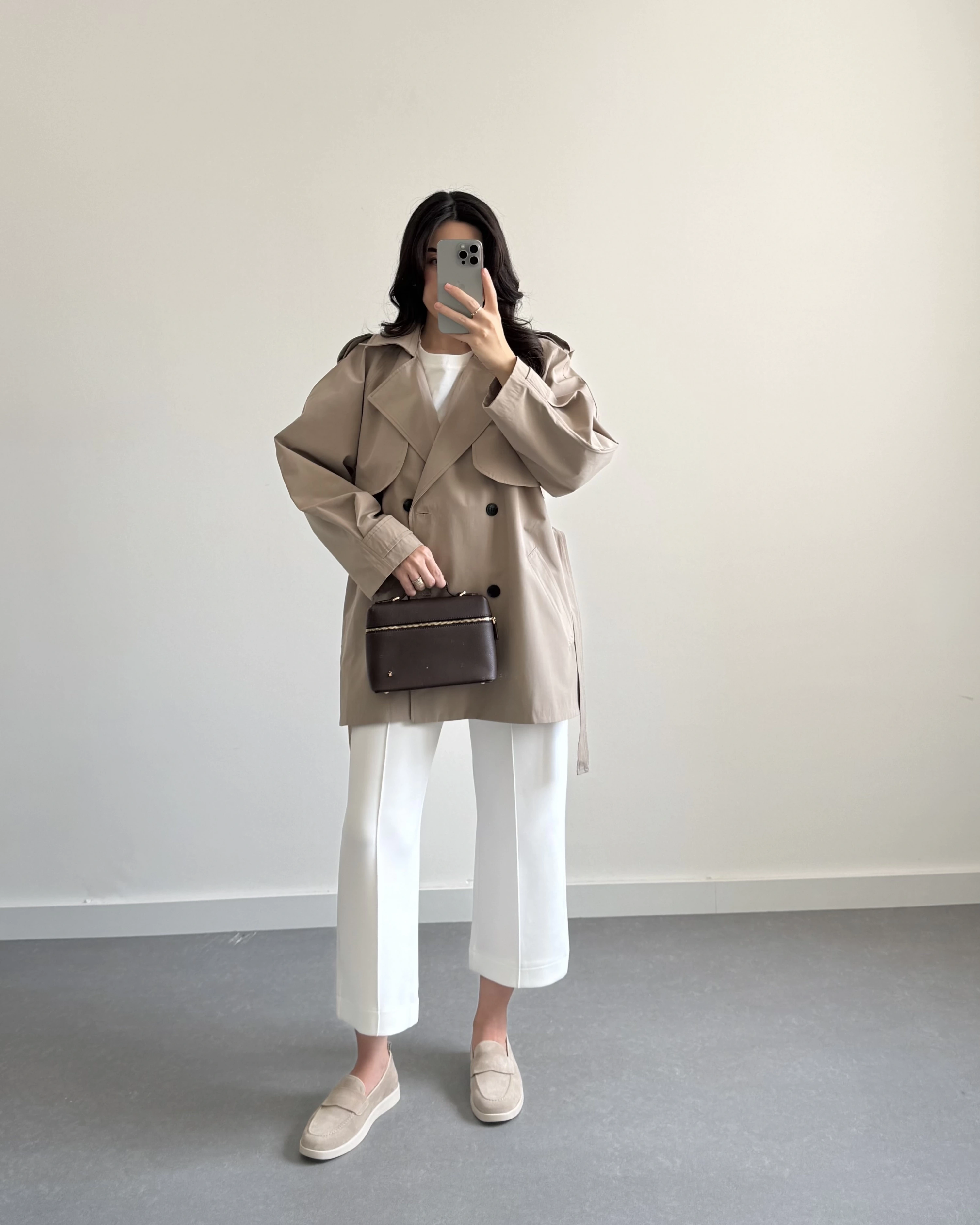 HAKİ ARA BOY PREMİUM TRENÇKOT