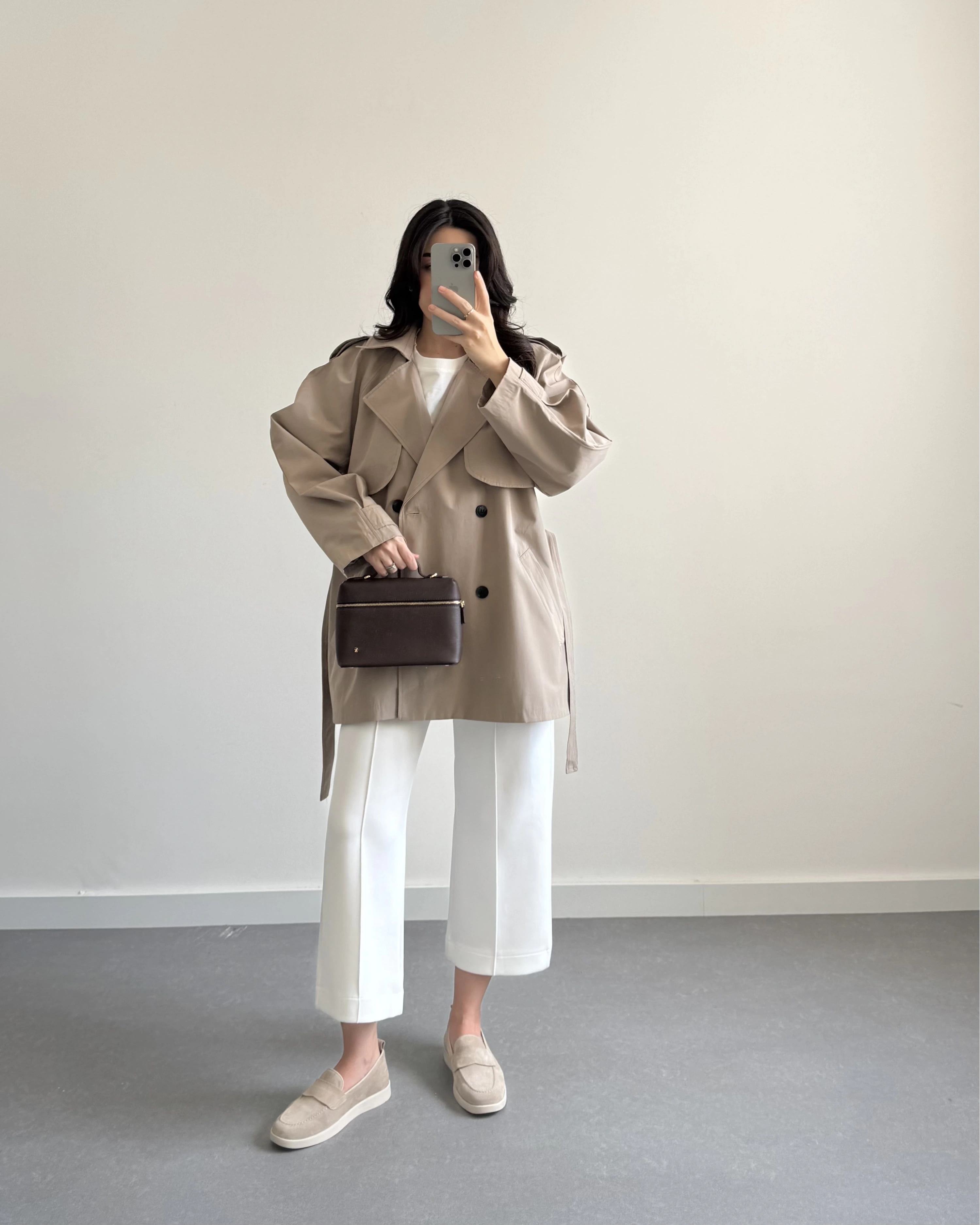 HAKİ ARA BOY PREMİUM TRENÇKOT