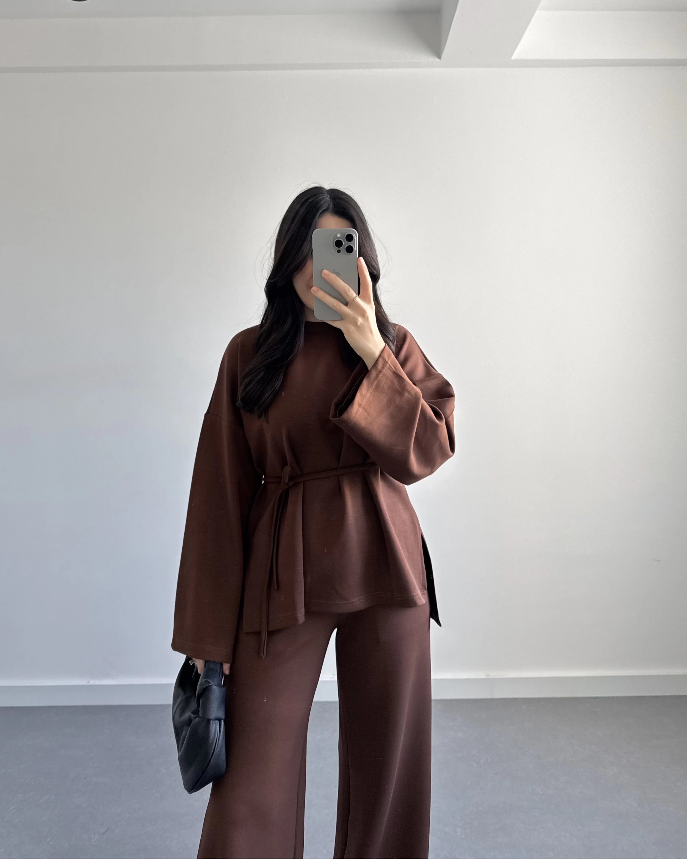 KAHVE BASİC MODAL TAKIM