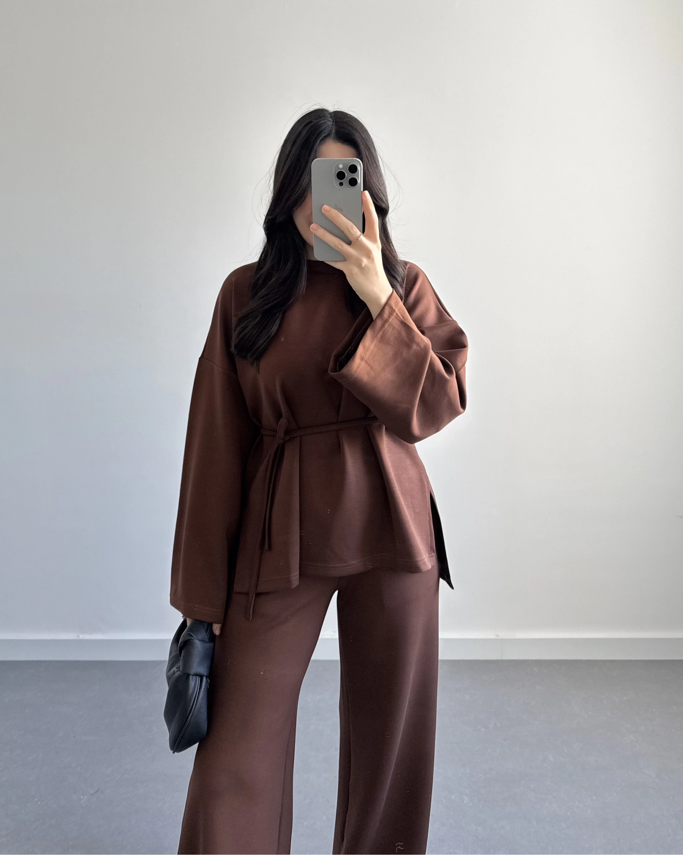 KAHVE BASİC MODAL TAKIM