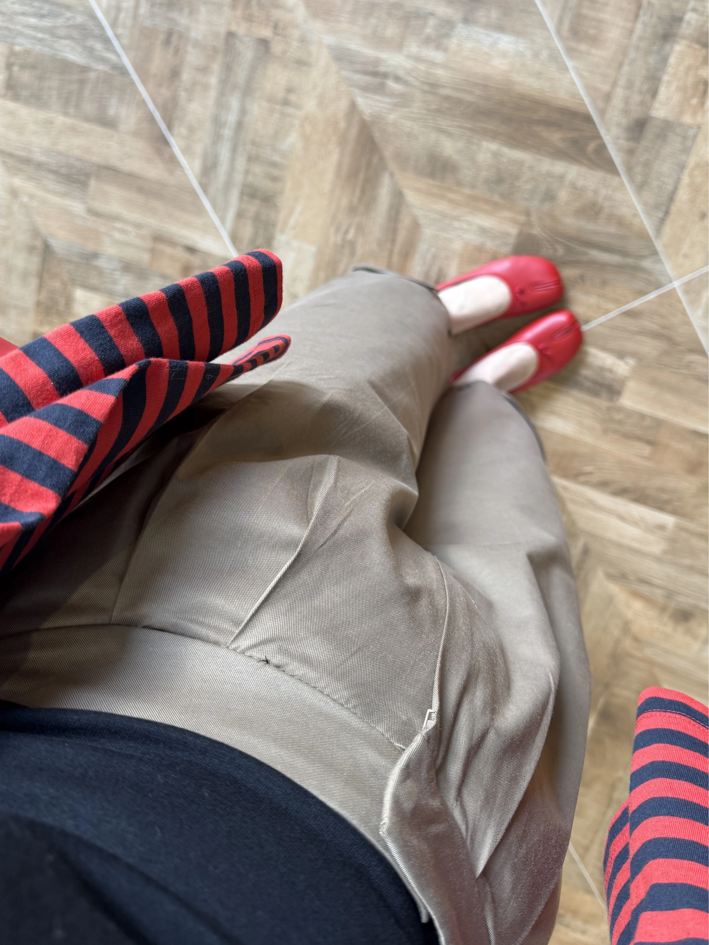 HAKİ BİLEK BOY BORU PAÇA PANTOLON-3936