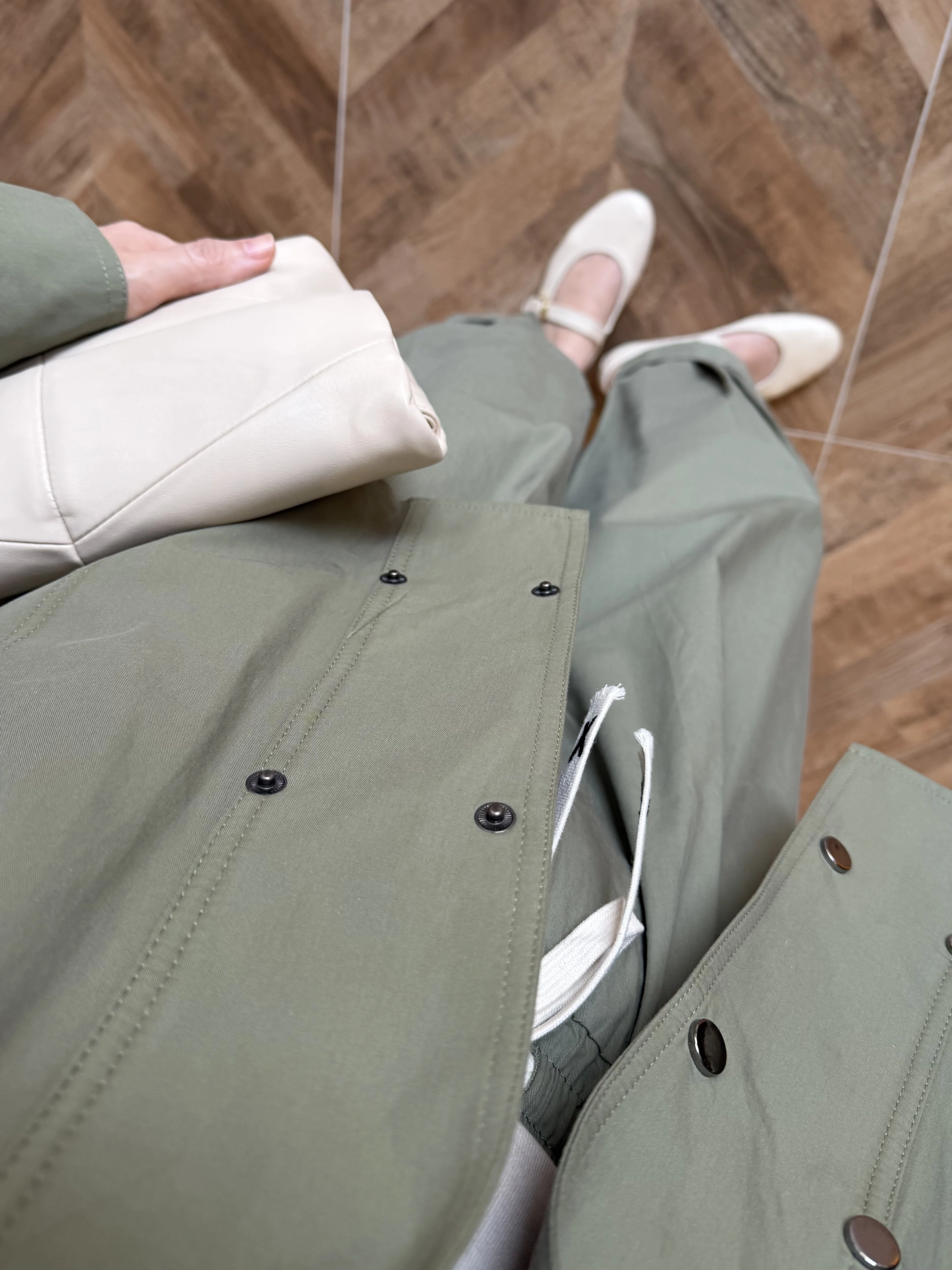 HAKİ GÖMLEK PANTOLON TAKIM-51463