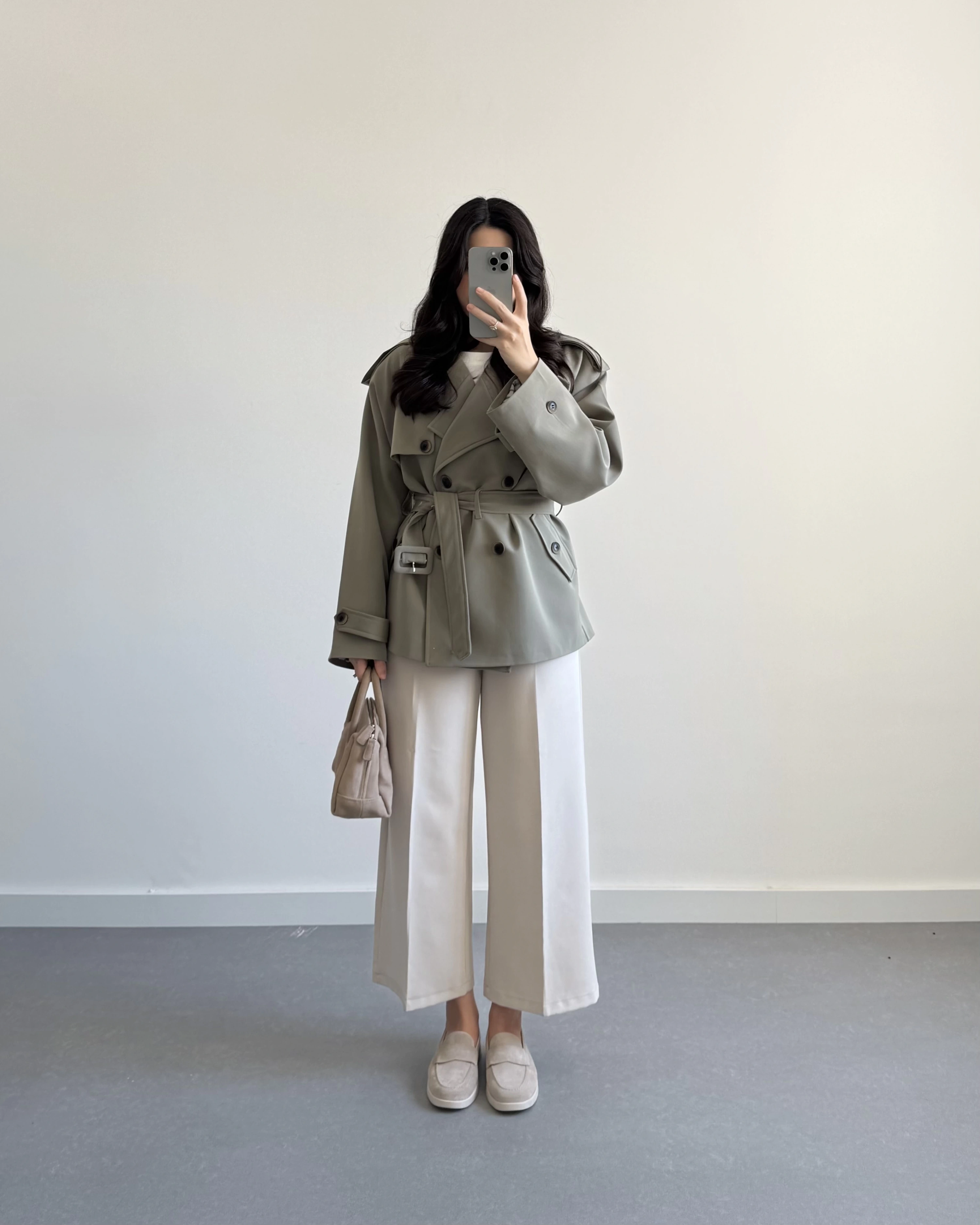 HAKİ KEMERLİ TRENÇKOT