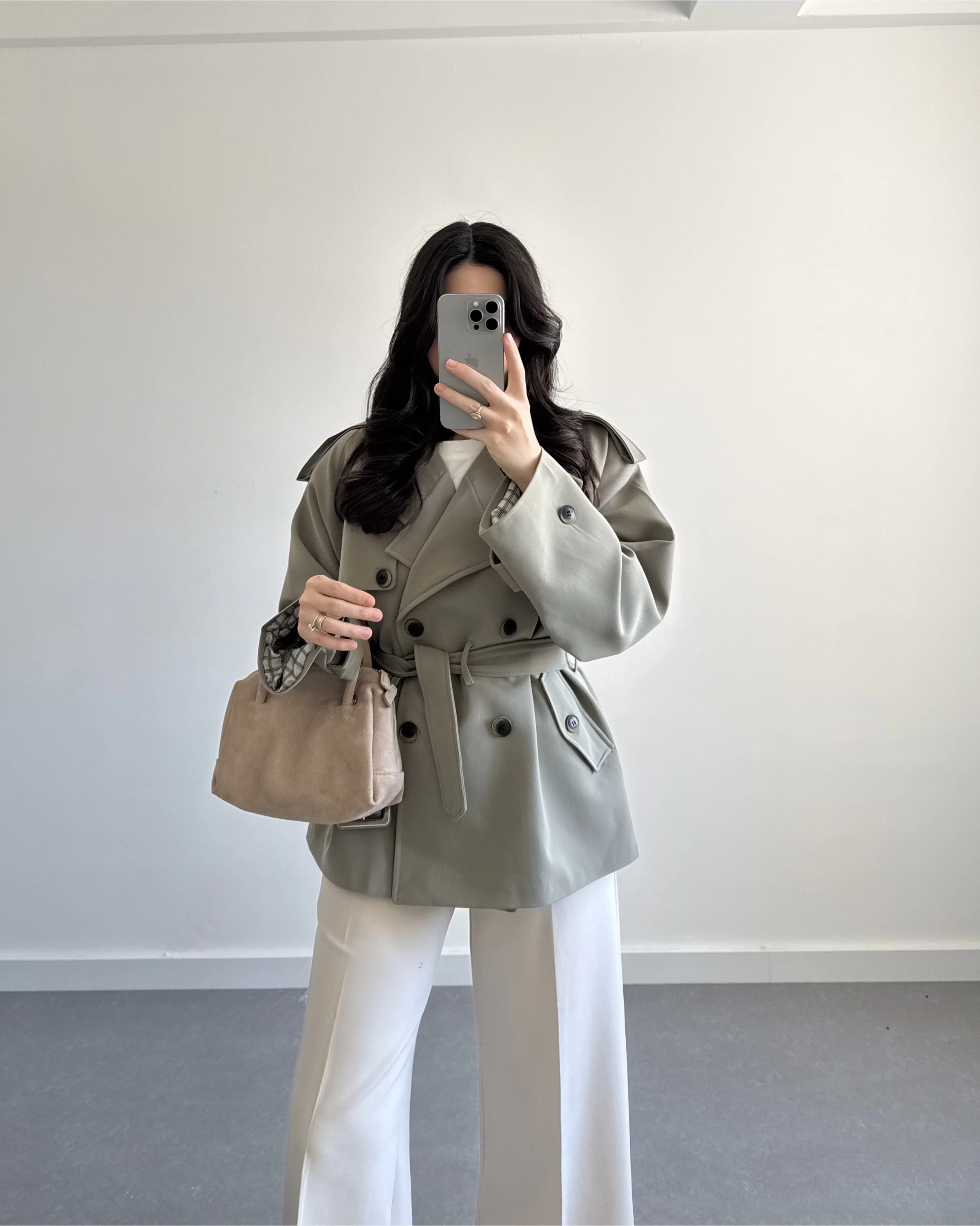 HAKİ KEMERLİ TRENÇKOT