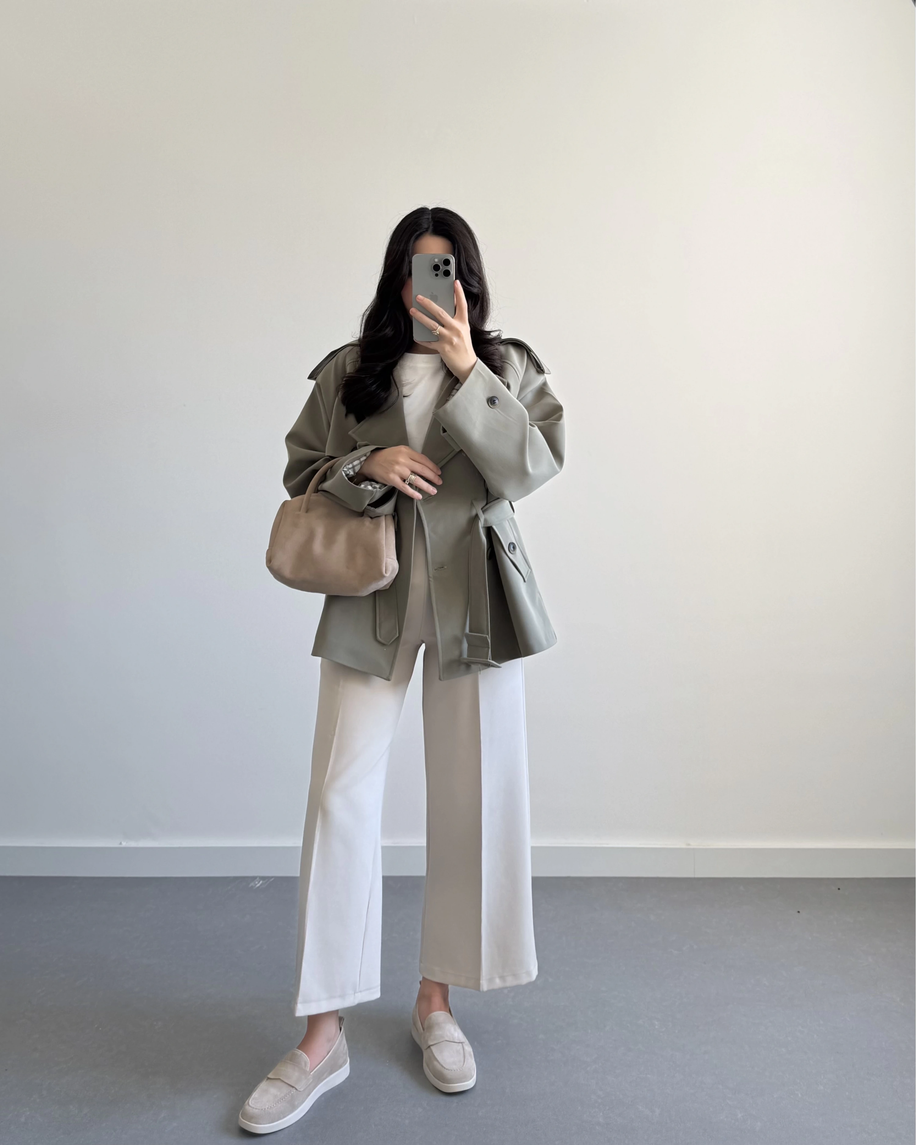 HAKİ KEMERLİ TRENÇKOT