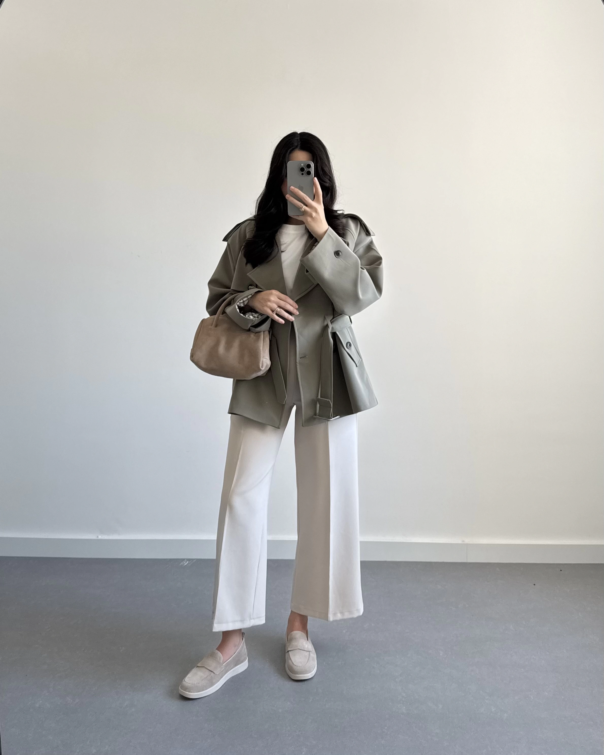 HAKİ KEMERLİ TRENÇKOT