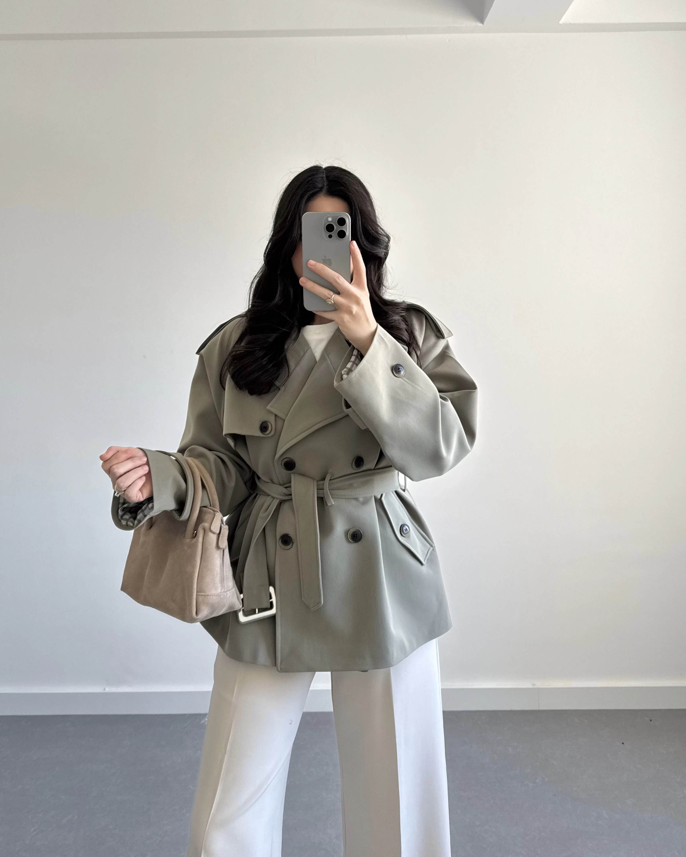 HAKİ KEMERLİ TRENÇKOT