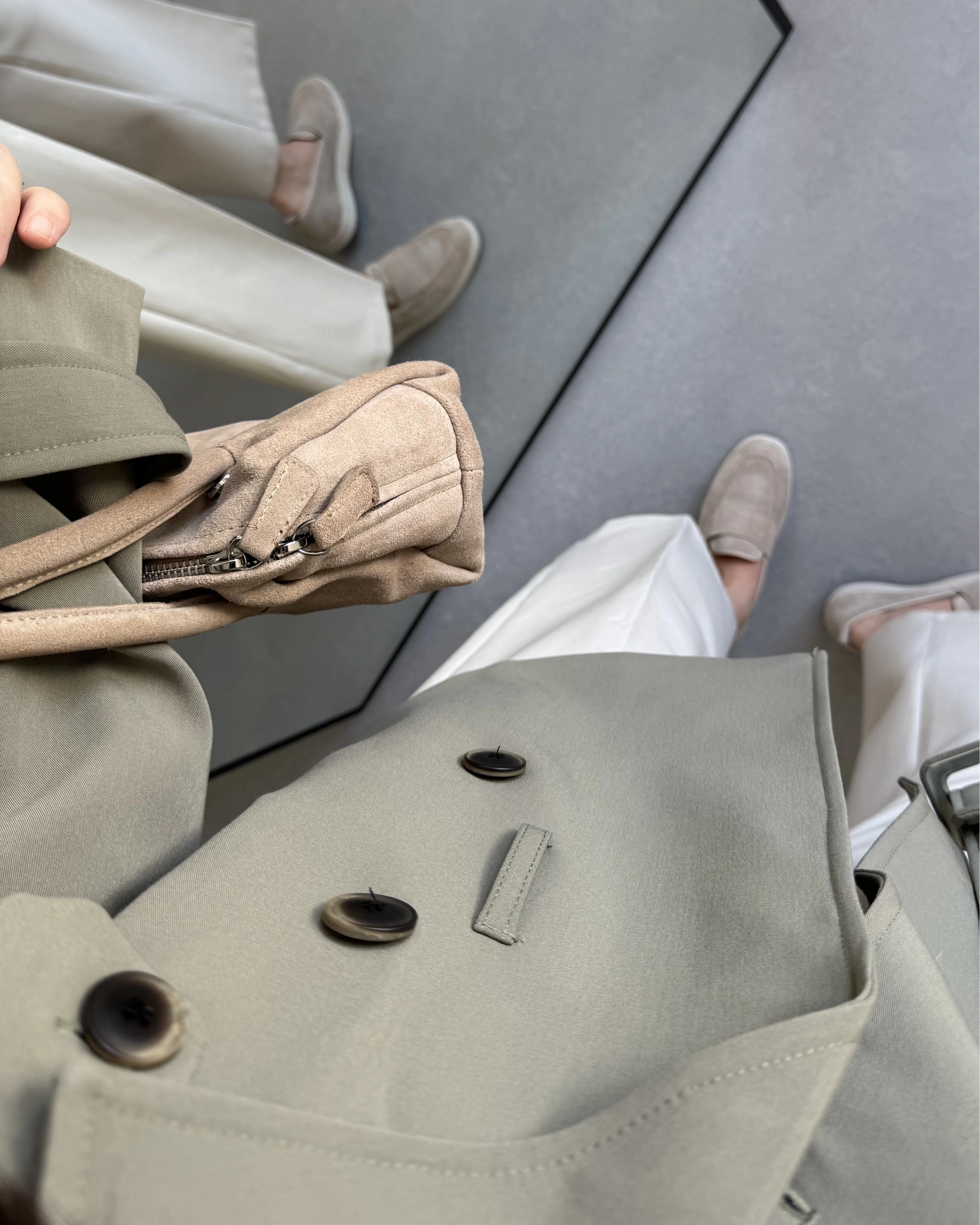 HAKİ KEMERLİ TRENÇKOT