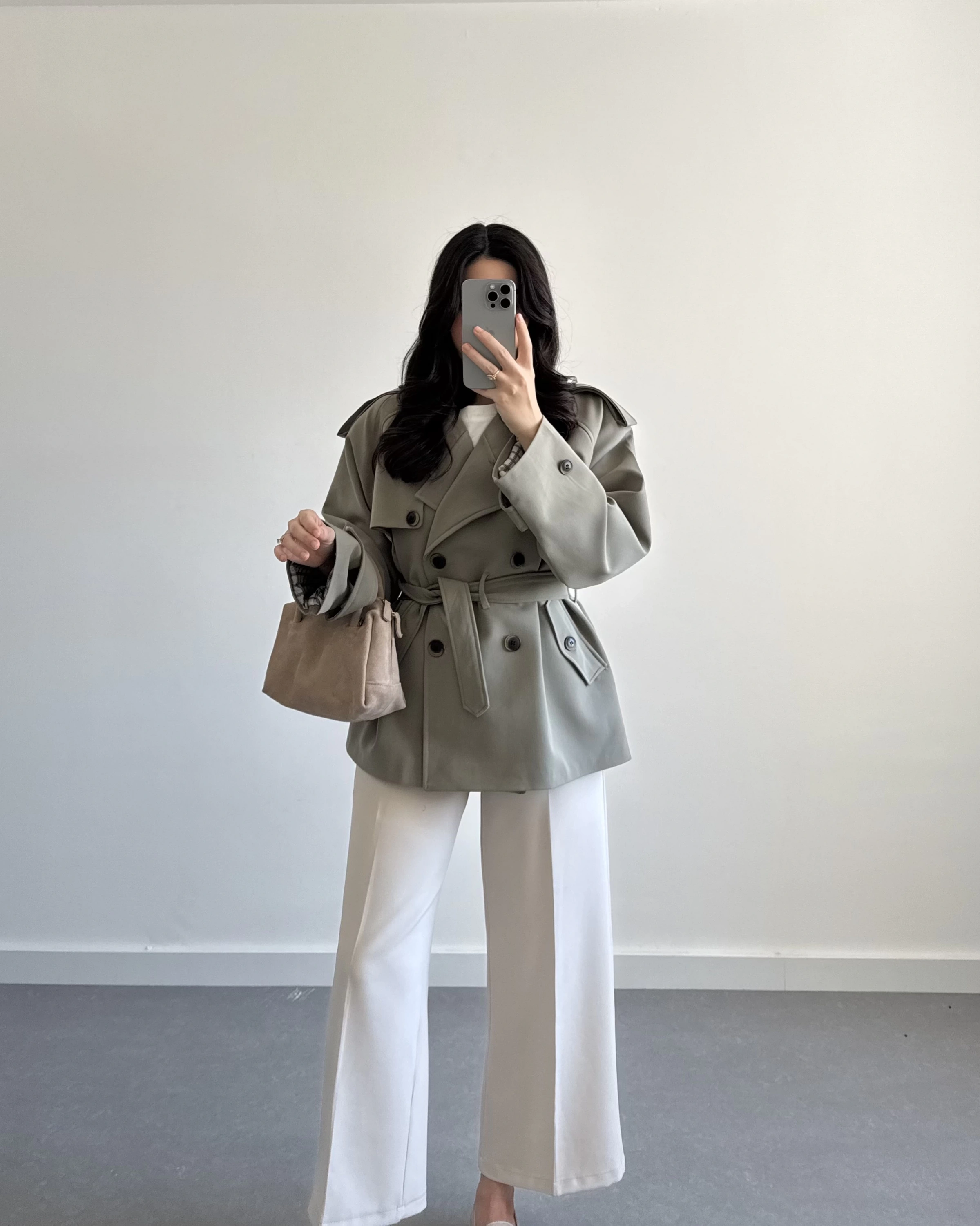 HAKİ KEMERLİ TRENÇKOT