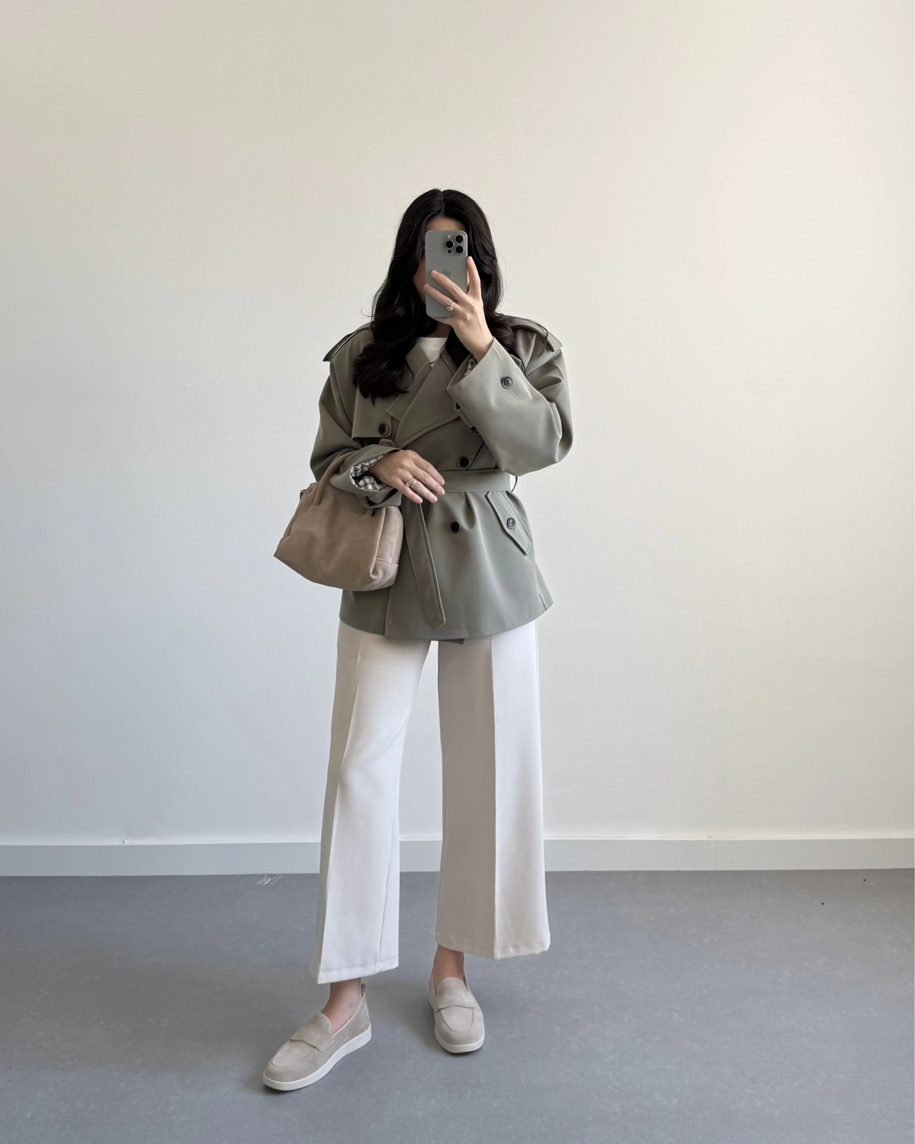 HAKİ KEMERLİ TRENÇKOT