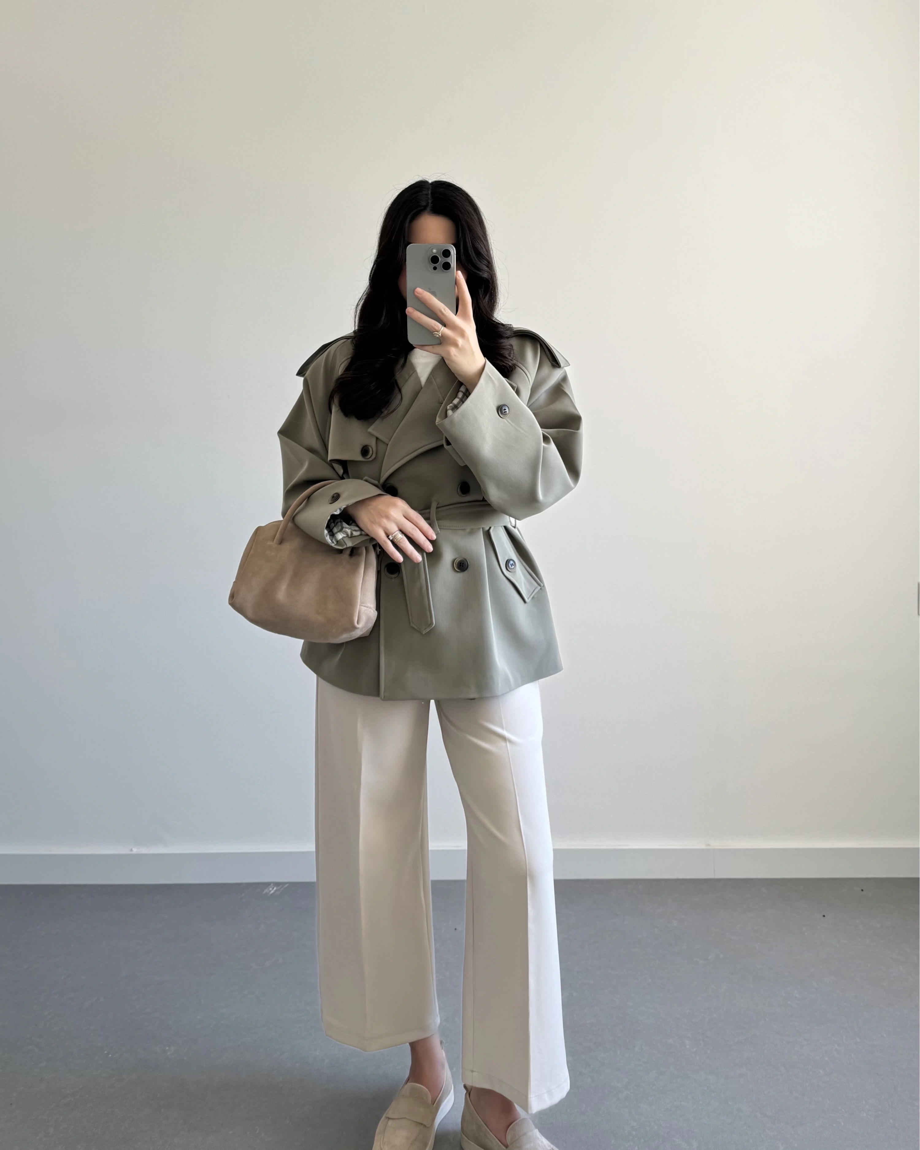 HAKİ KEMERLİ TRENÇKOT