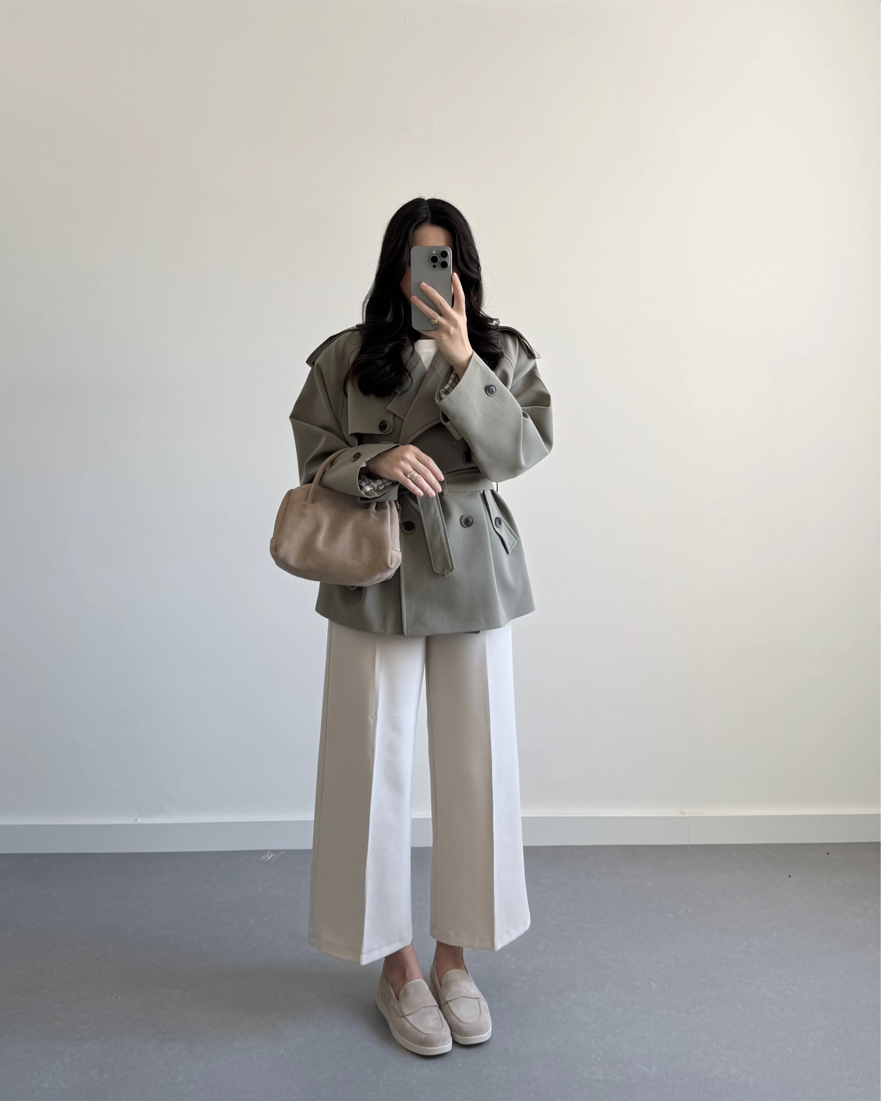 HAKİ KEMERLİ TRENÇKOT