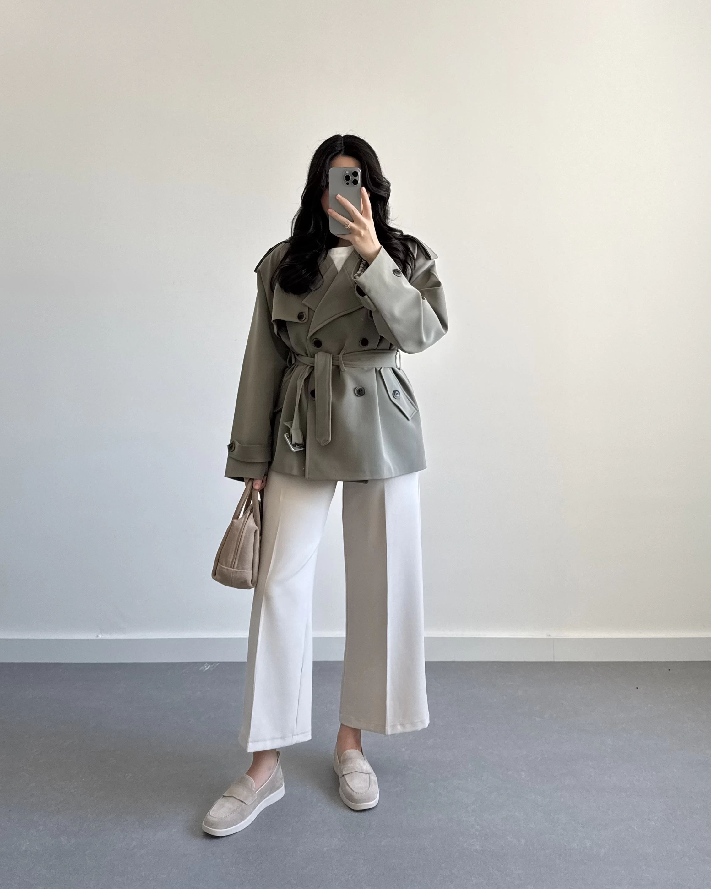 HAKİ KEMERLİ TRENÇKOT