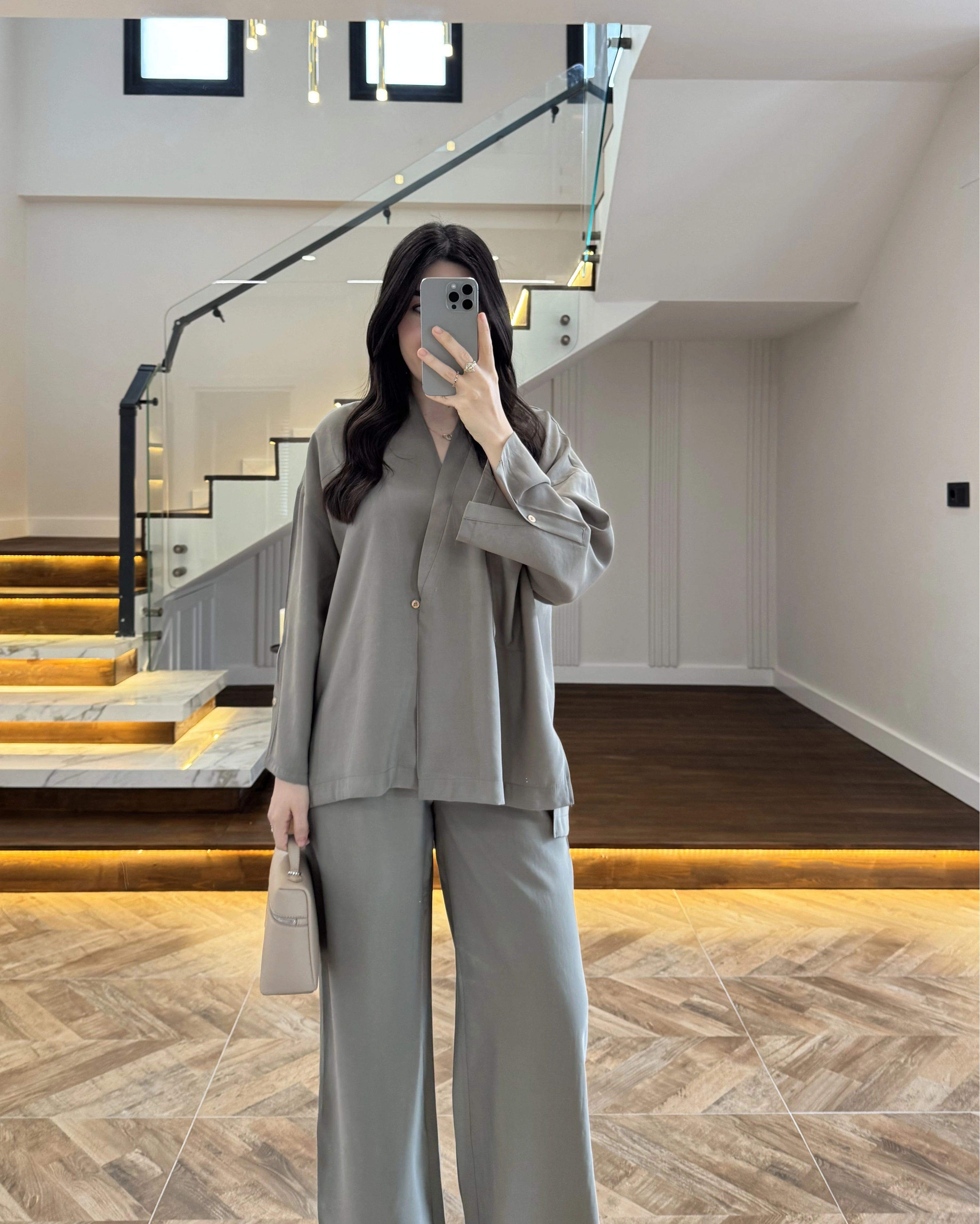 HAKİ KİMONO TENSEL TAKIM -51260