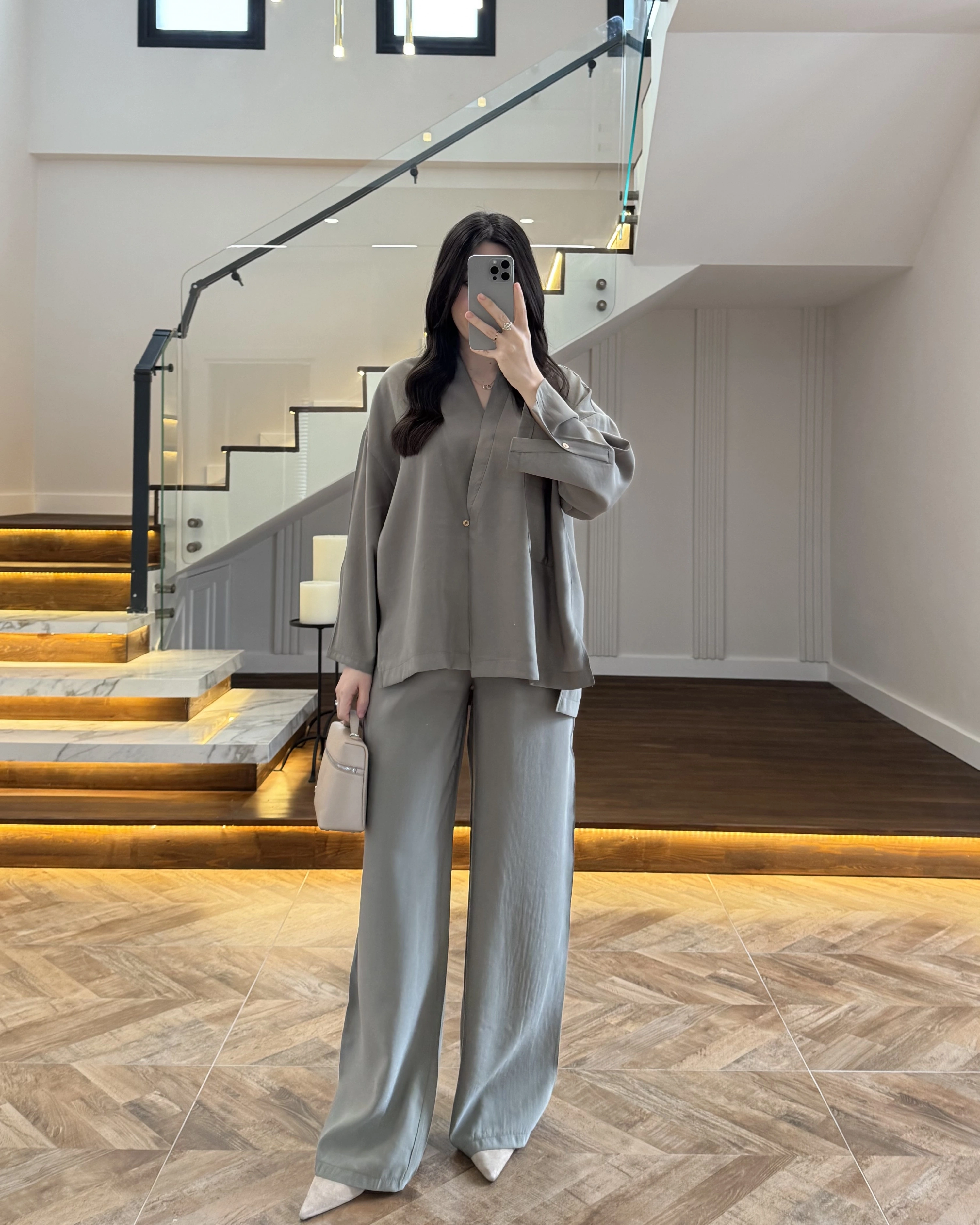 HAKİ KİMONO TENSEL TAKIM -51260