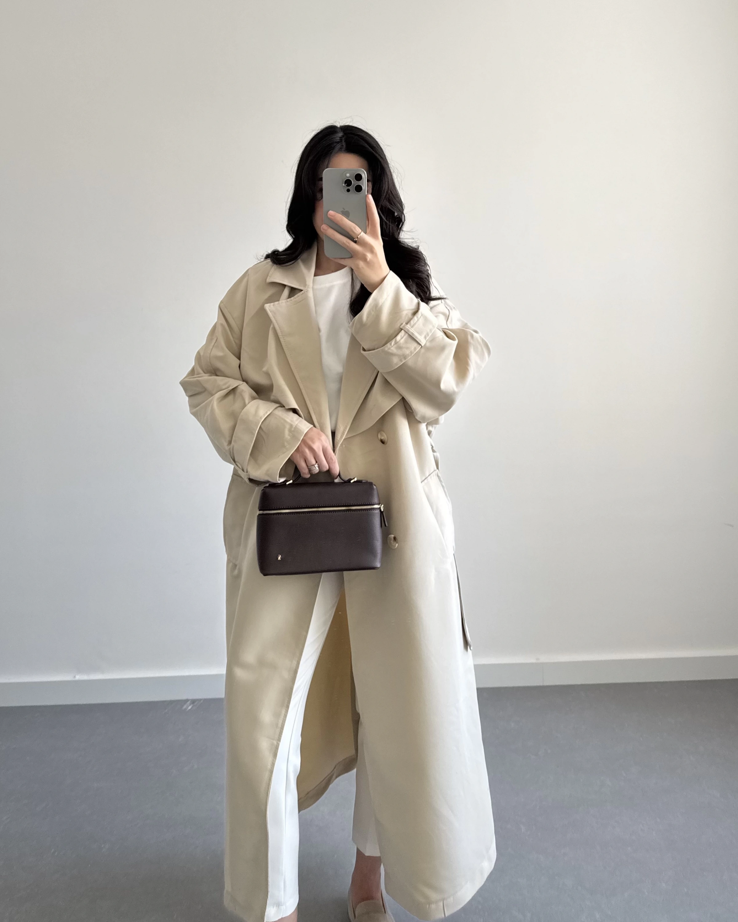 JOSEF OVERSİZE AÇIK BEJ OVERSİZE TRENÇKOT