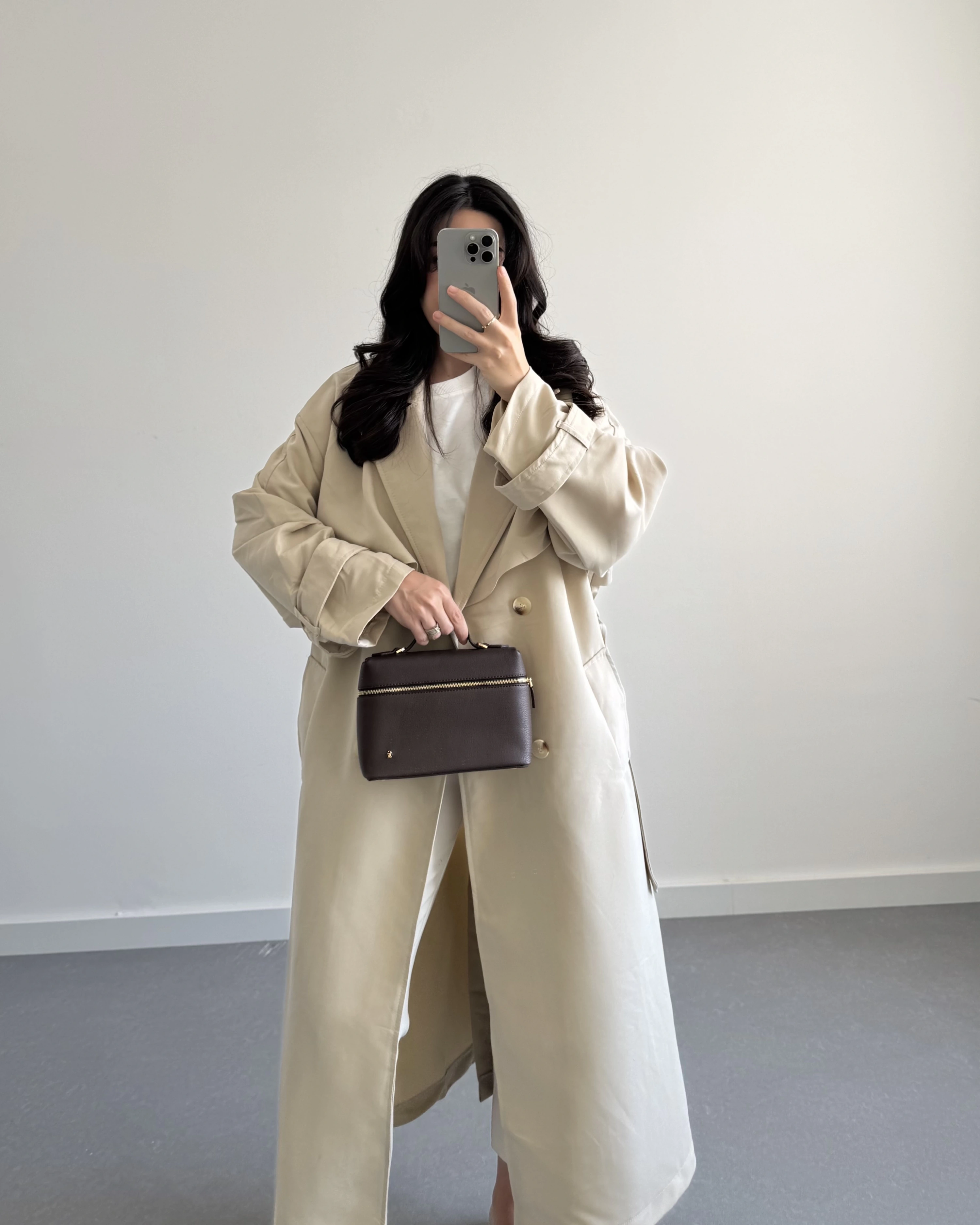 JOSEF OVERSİZE AÇIK BEJ OVERSİZE TRENÇKOT