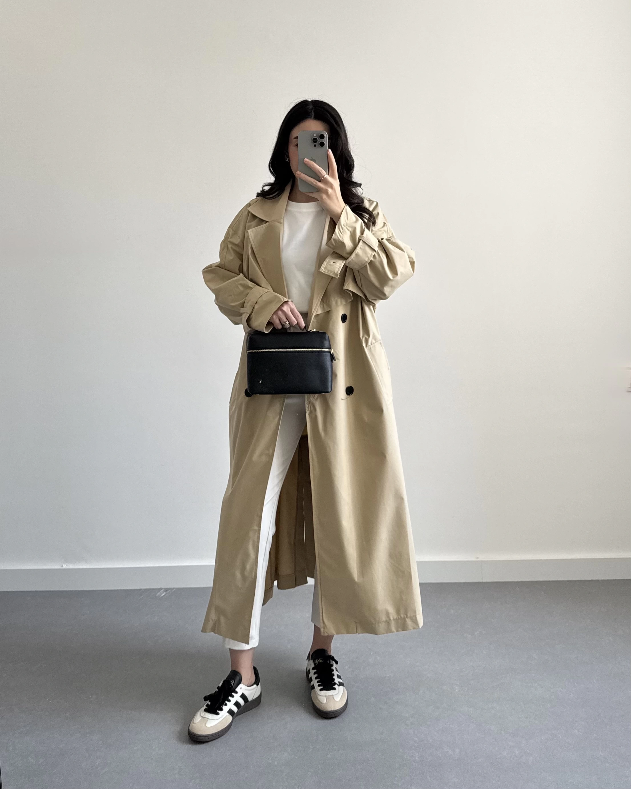 JOSEF OVERSİZE KOYU BEJ OVERSİZE TRENÇKOT